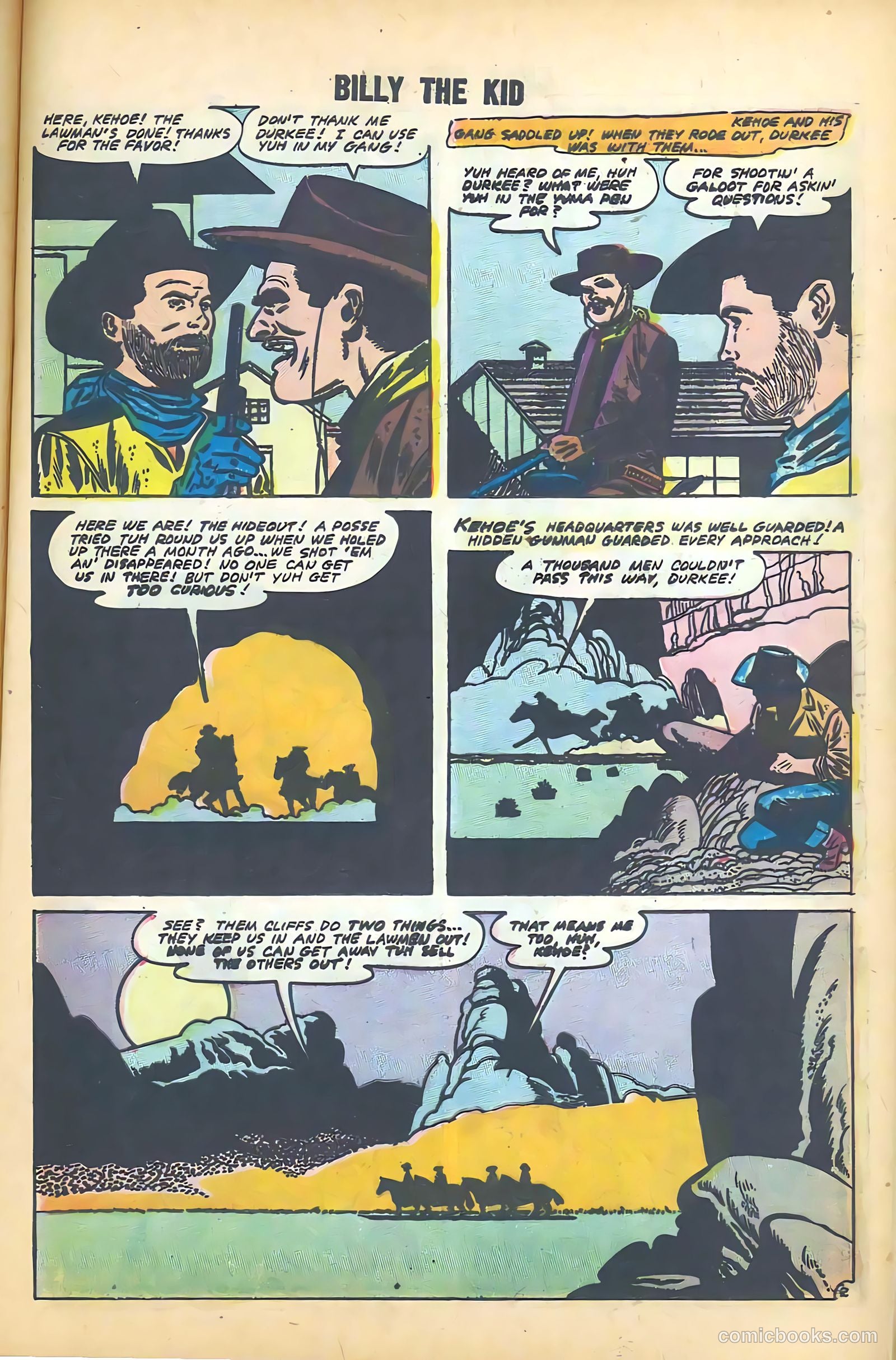 Billy the Kid #11 (1958) — page 54 of 65