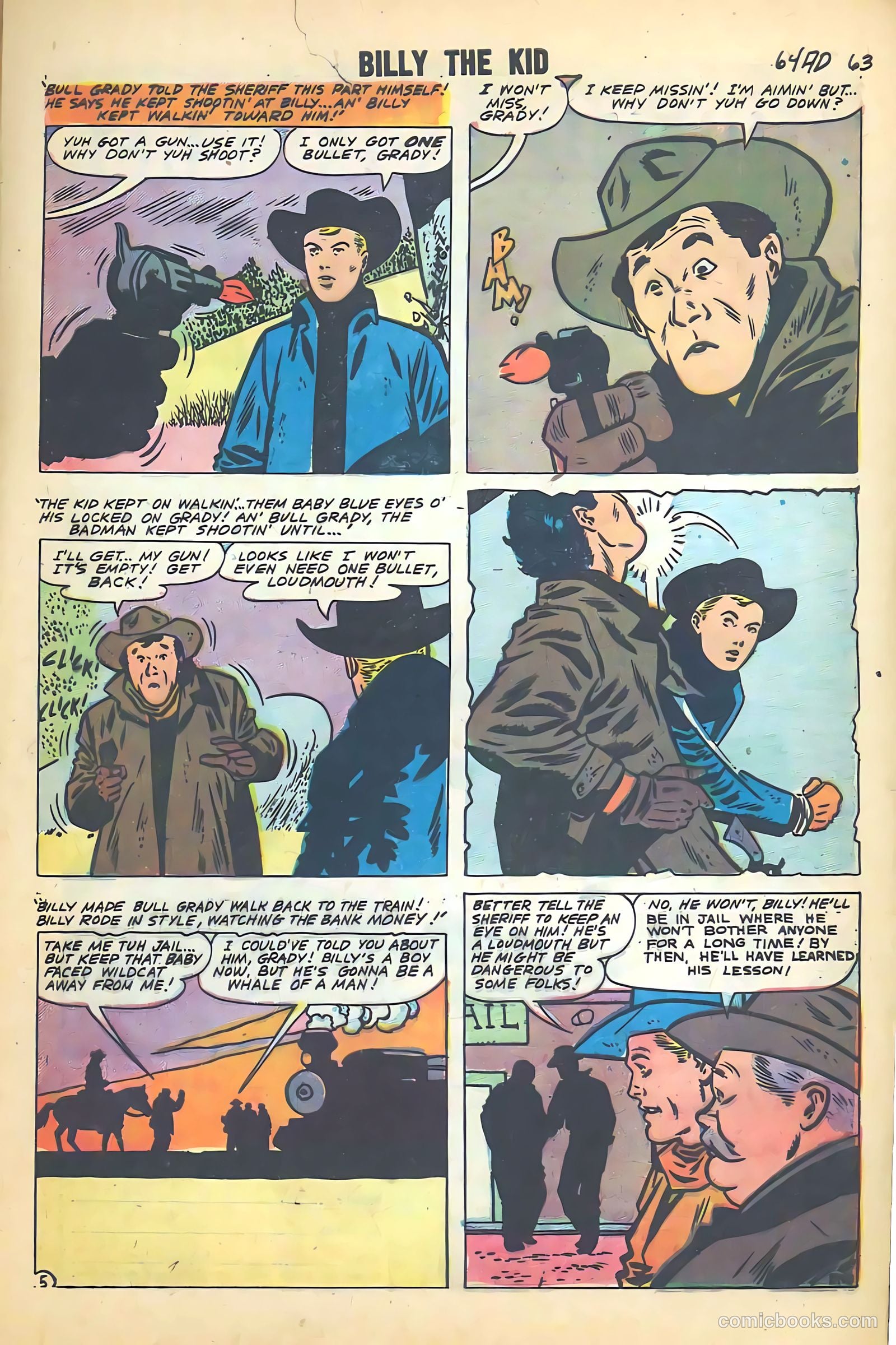 Billy the Kid #11 (1958) — page 64 of 65