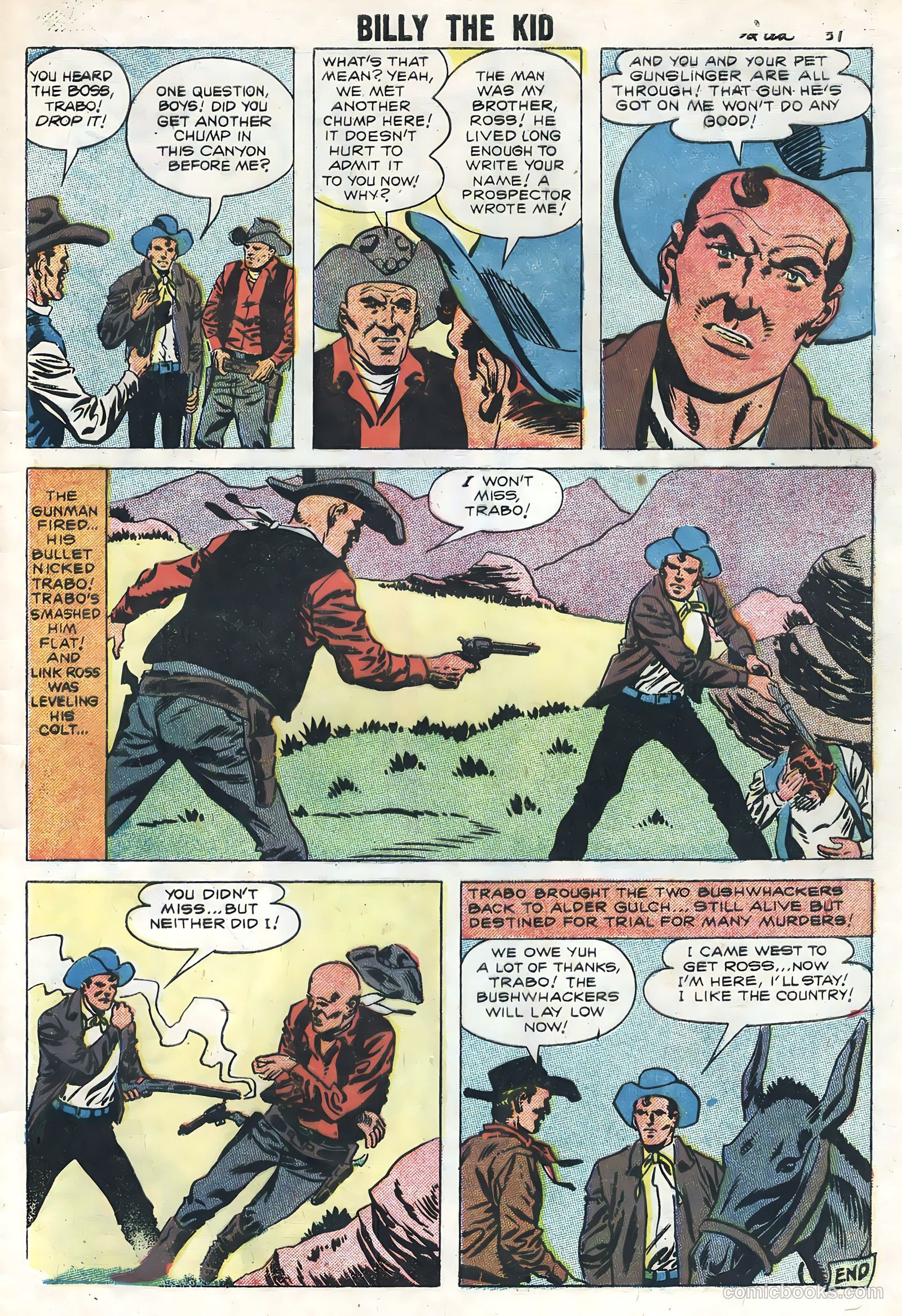 Billy the Kid #14 (1958) — page 33 of 36