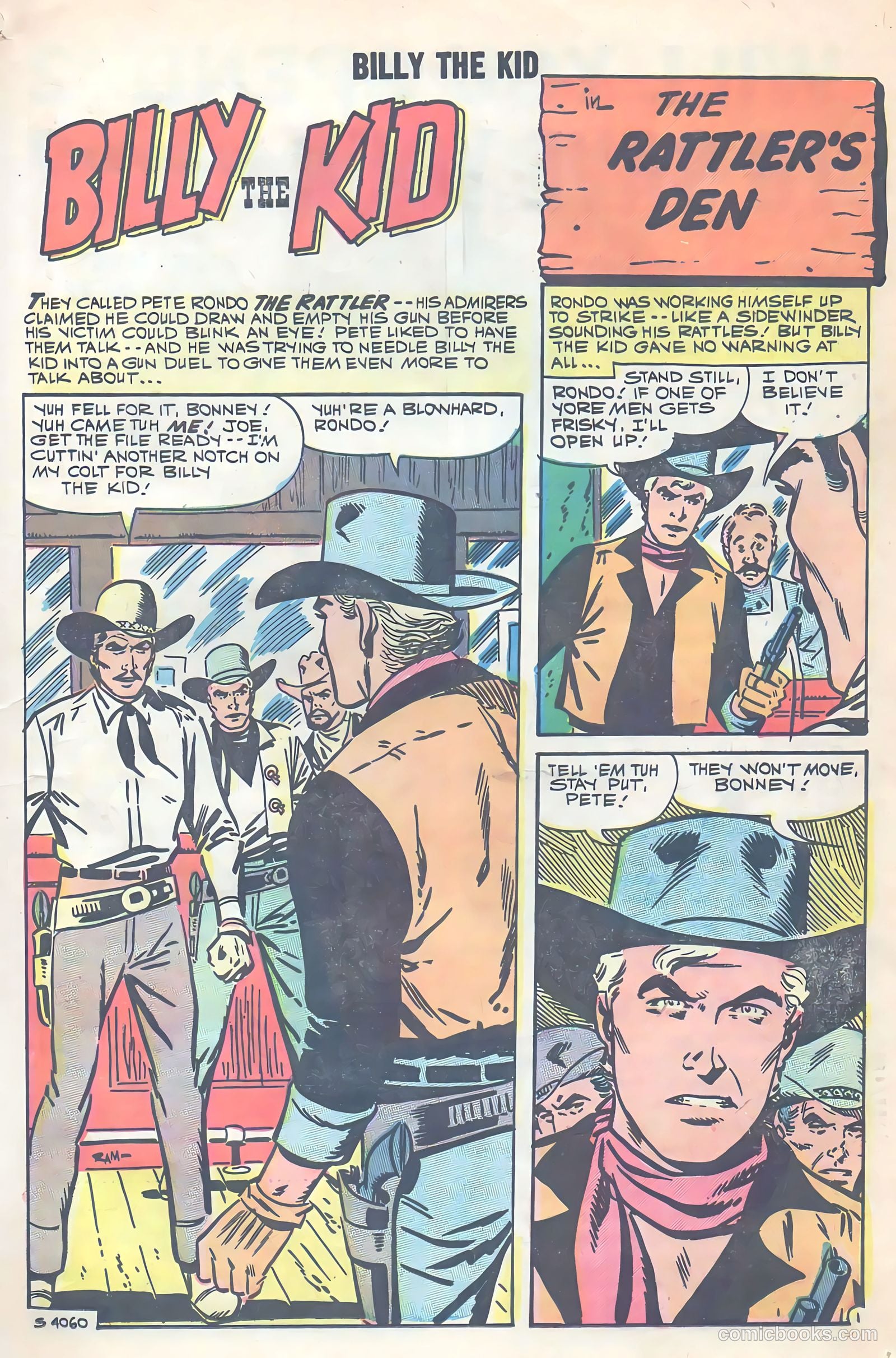 Billy the Kid #16 (1959) — page 21 of 36