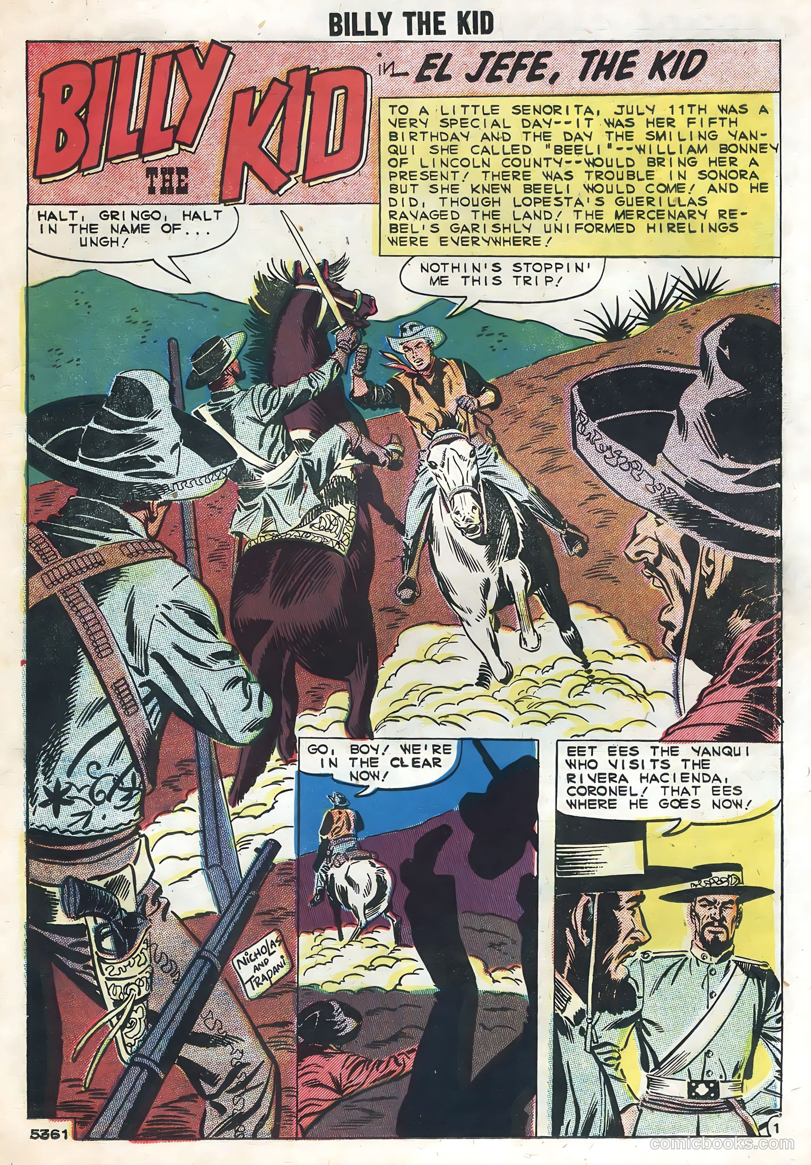 Billy the Kid #18 (1959) — page 23 of 36