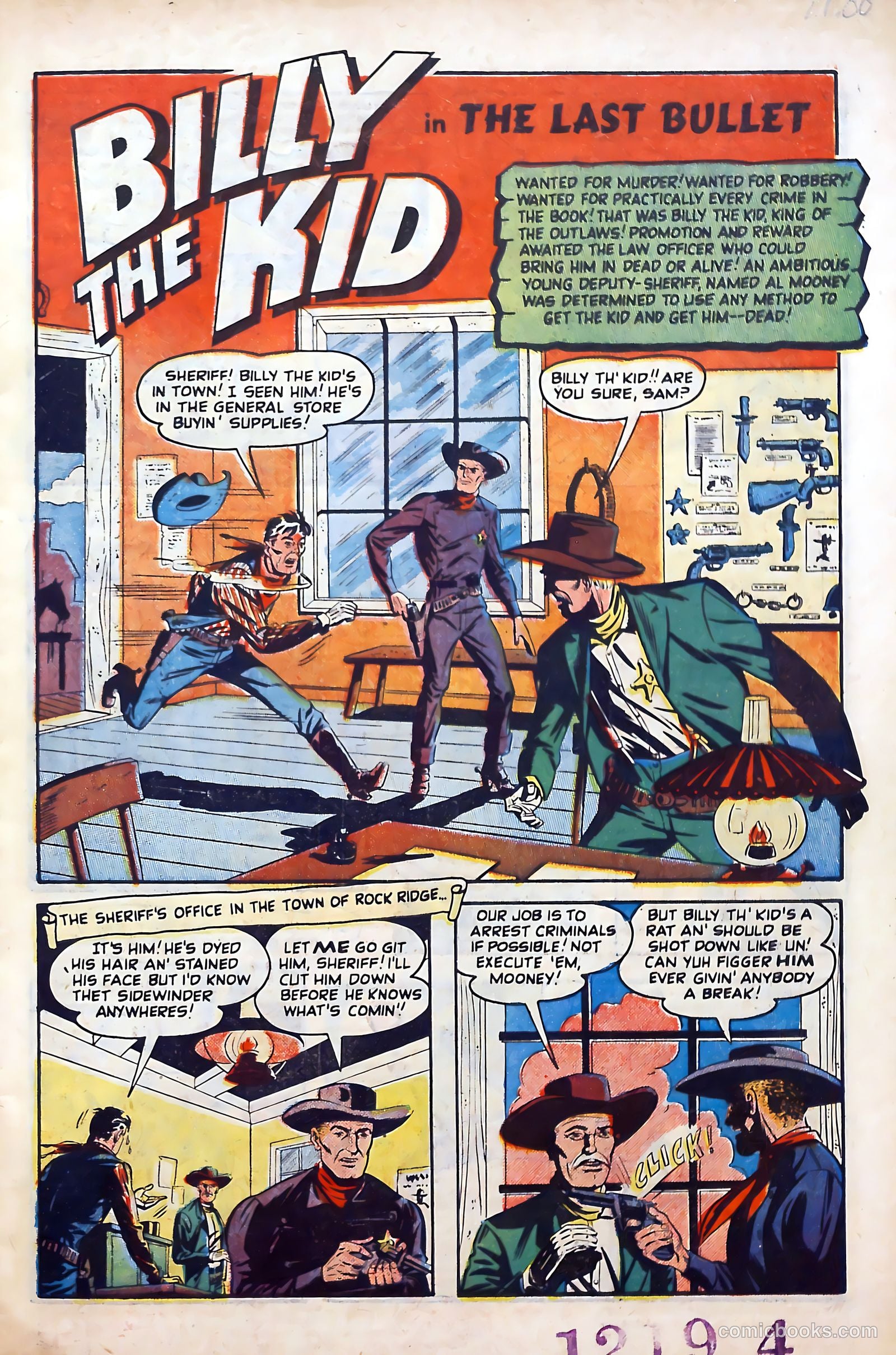 Billy the Kid #3 (1946) — page 3 of 36