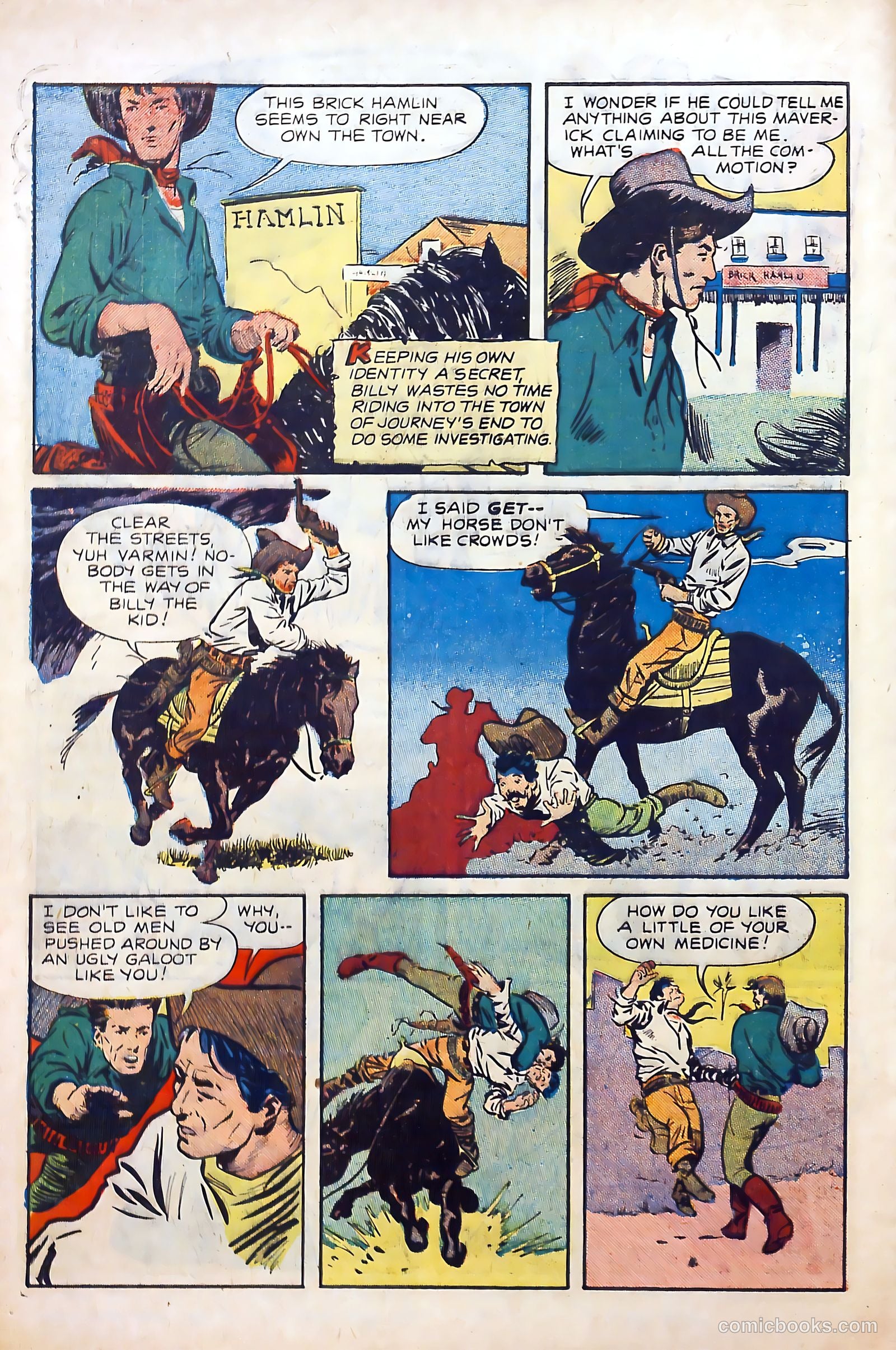 Billy the Kid #3 (1946) — page 28 of 36