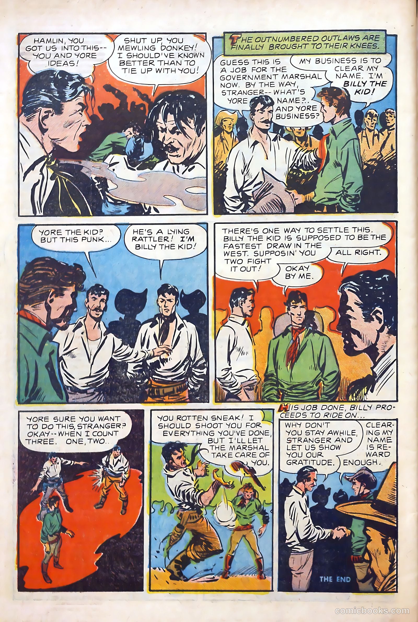Billy the Kid #3 (1946) — page 34 of 36