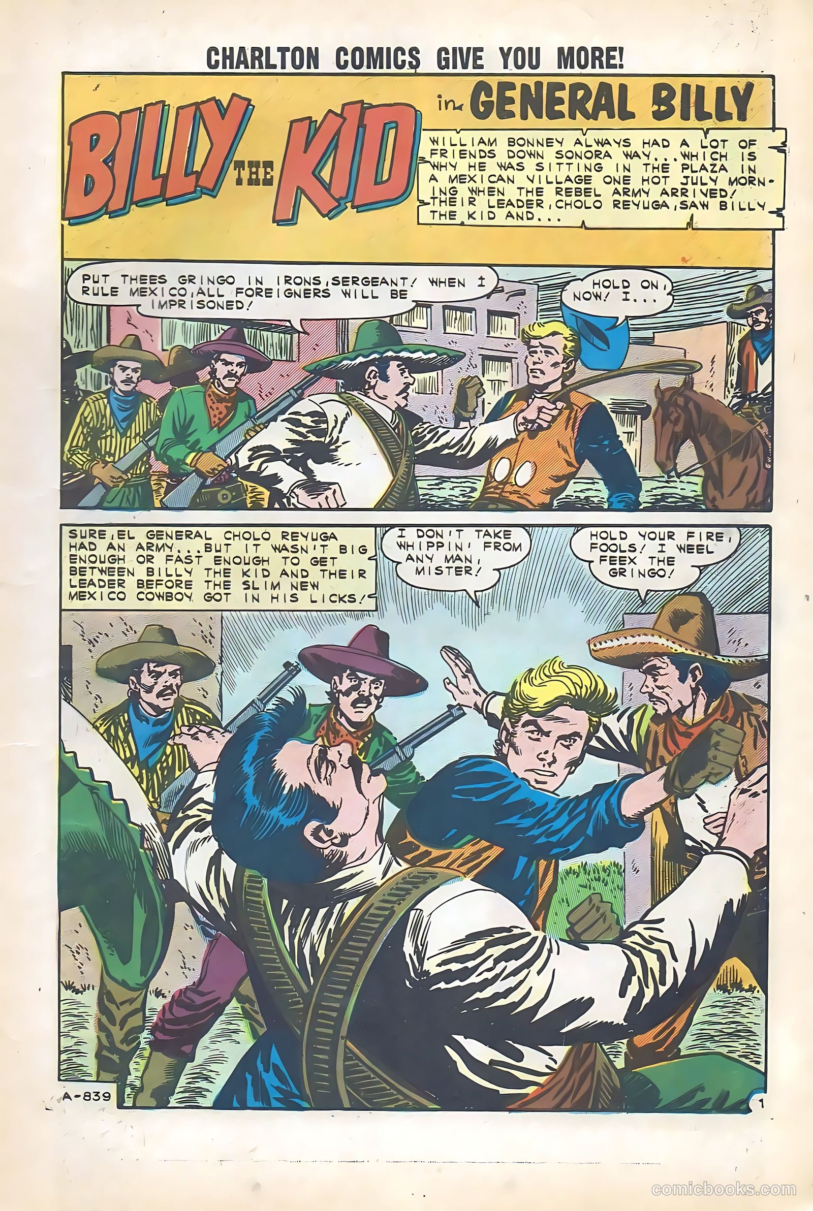 Billy the Kid #33 (1962) — page 3 of 36