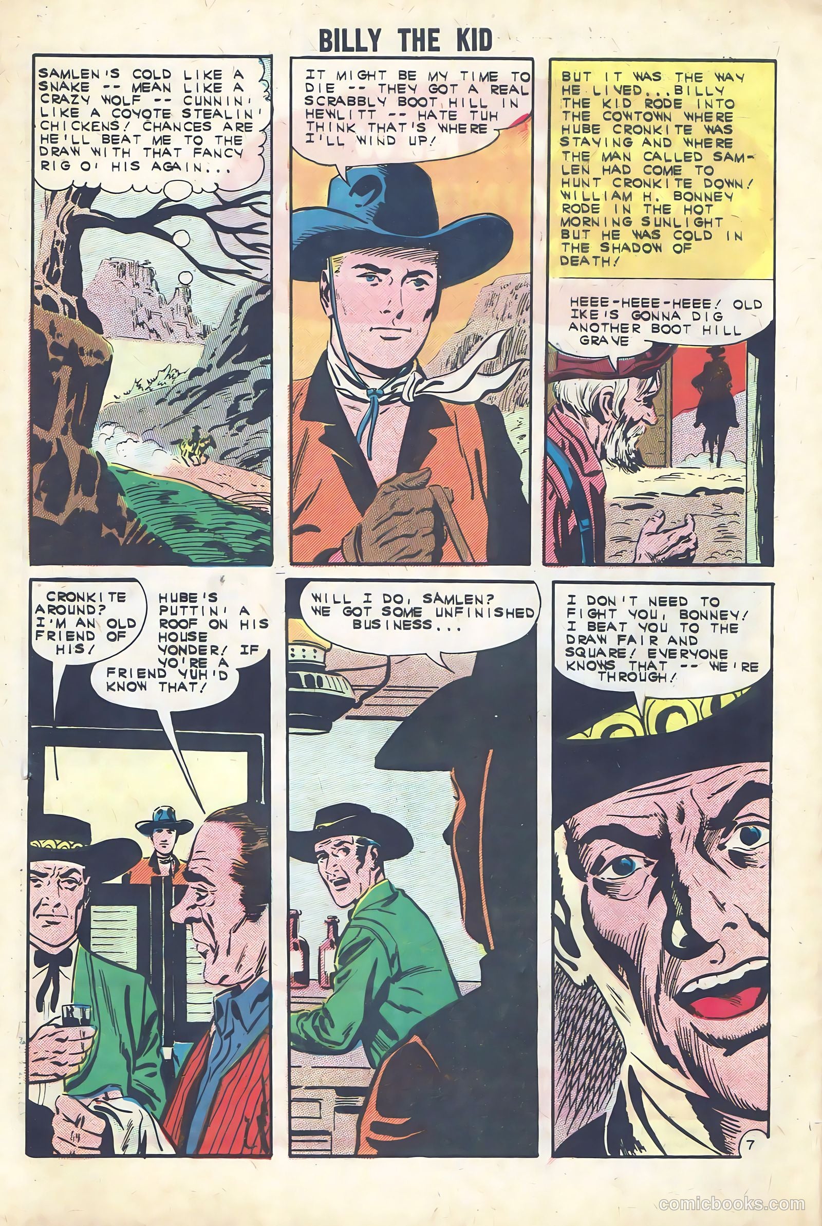 Billy the Kid #36 (1962) — page 32 of 36