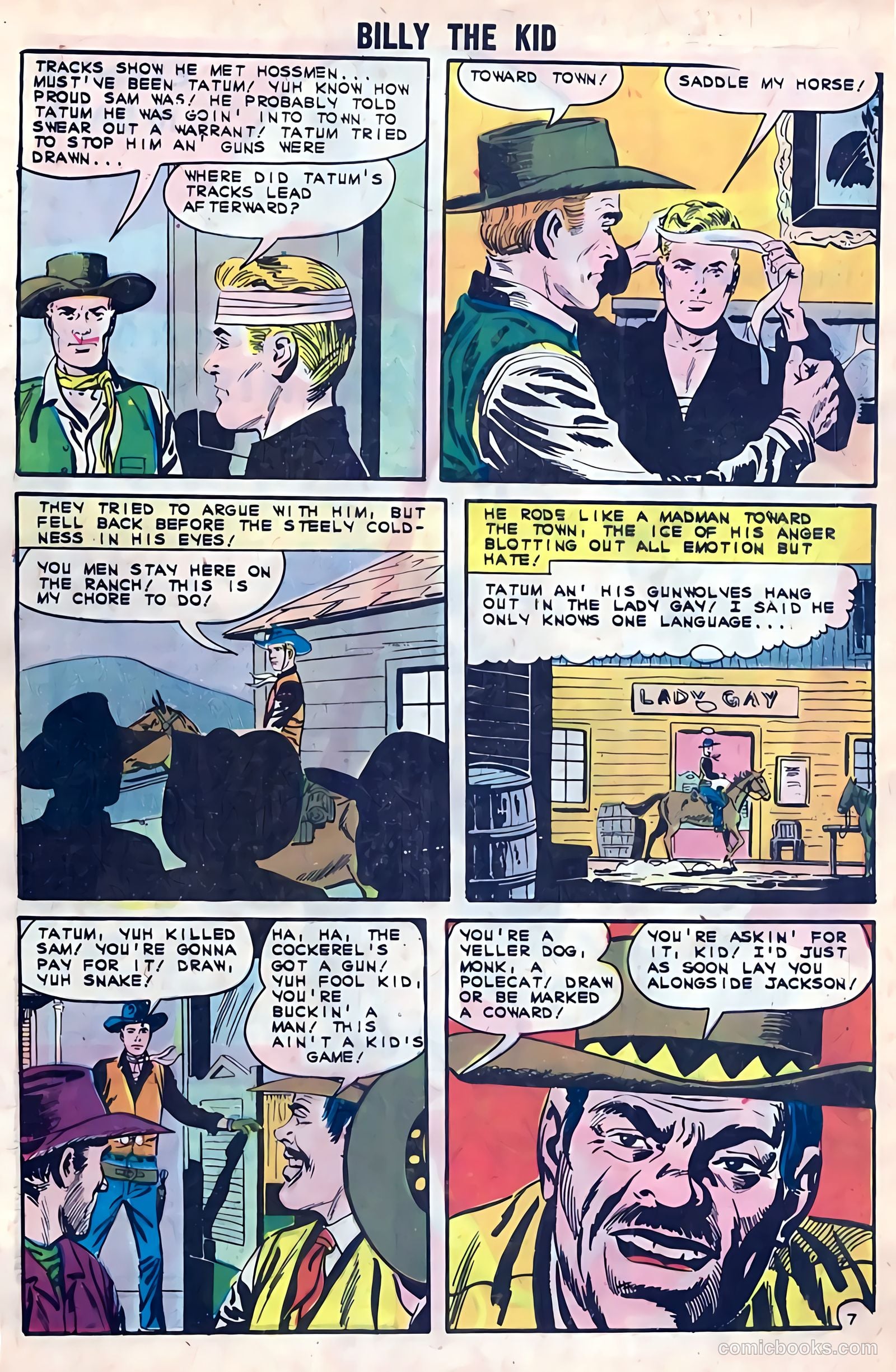 Billy the Kid #37 (1962) — page 32 of 36