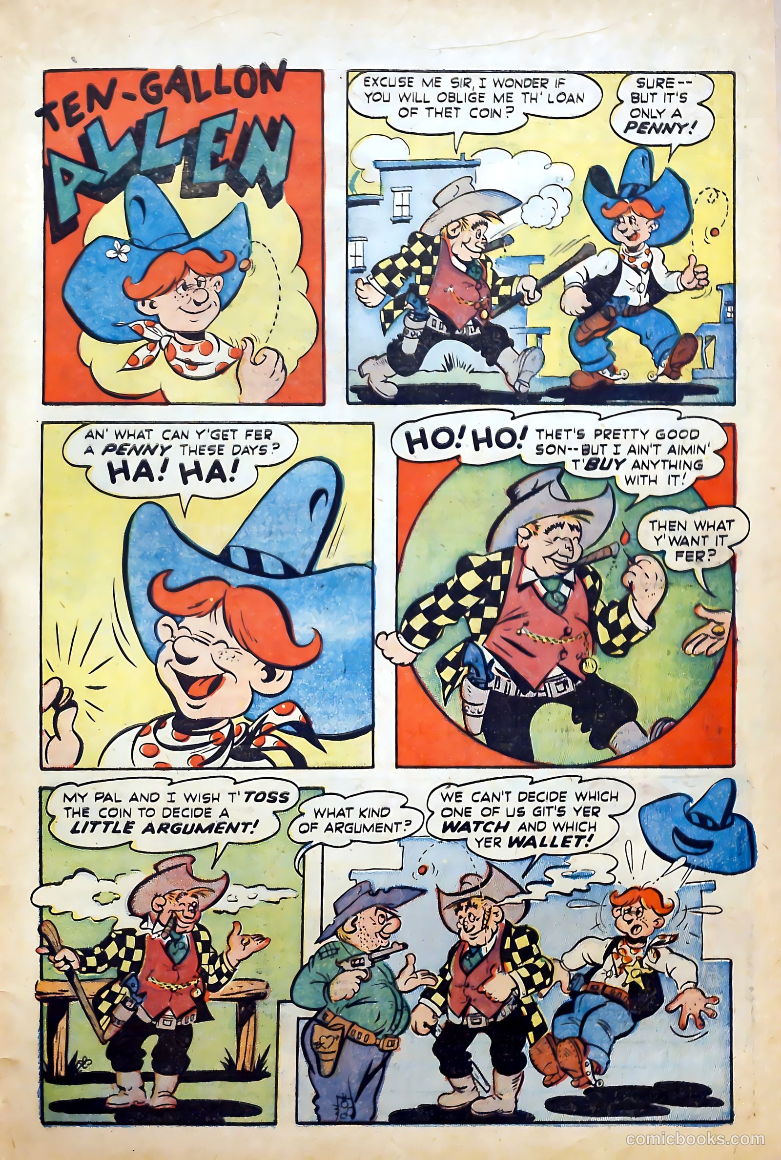 Billy the Kid #5 (1951) — page 33 of 36