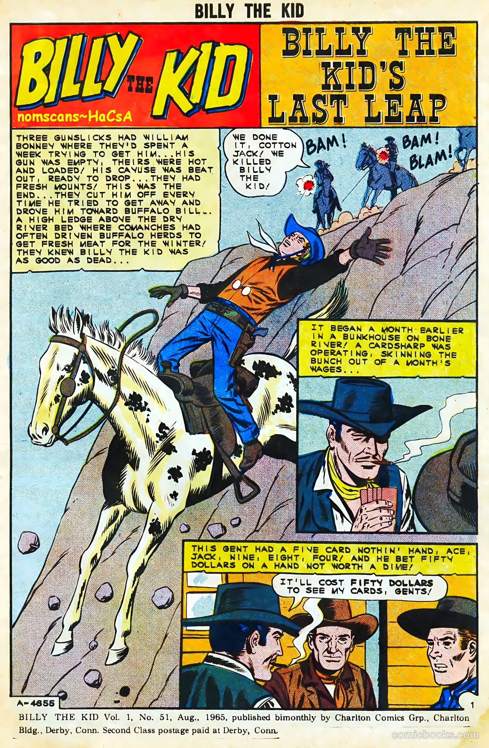 Billy the Kid #51 (1965) — page 3 of 36