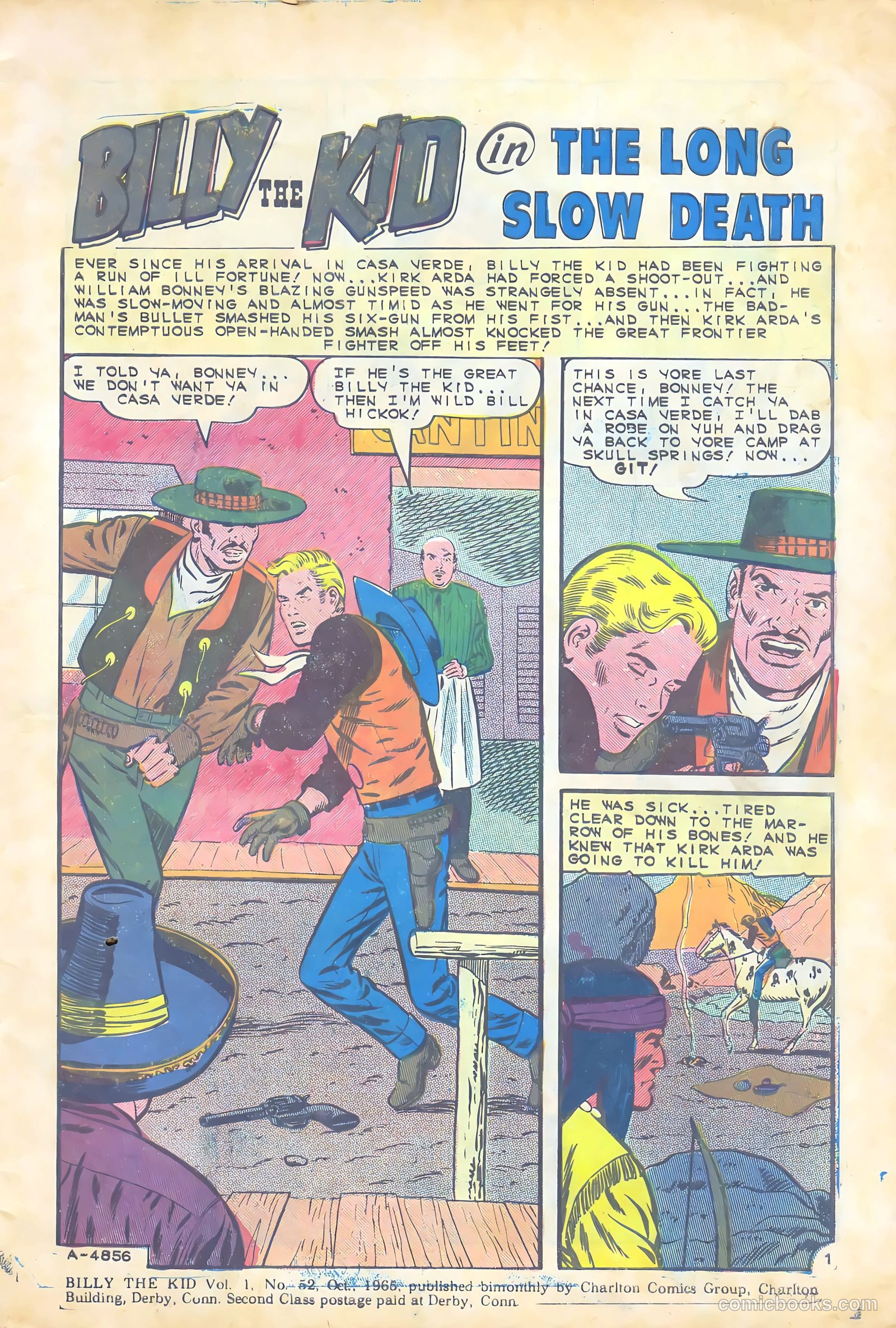 Billy the Kid #52 (1965) — page 3 of 36