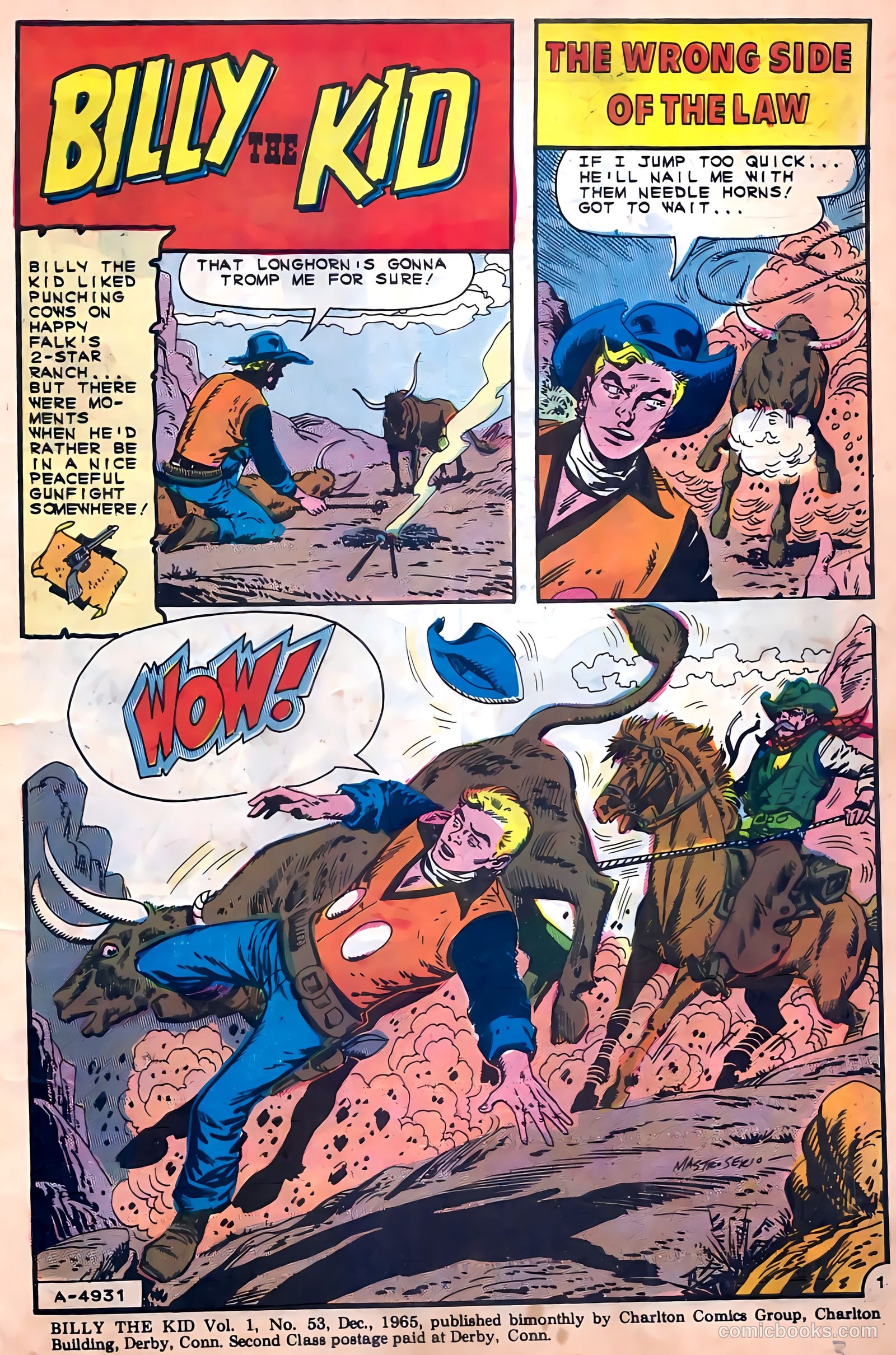Billy the Kid #53 (1965) — page 3 of 36