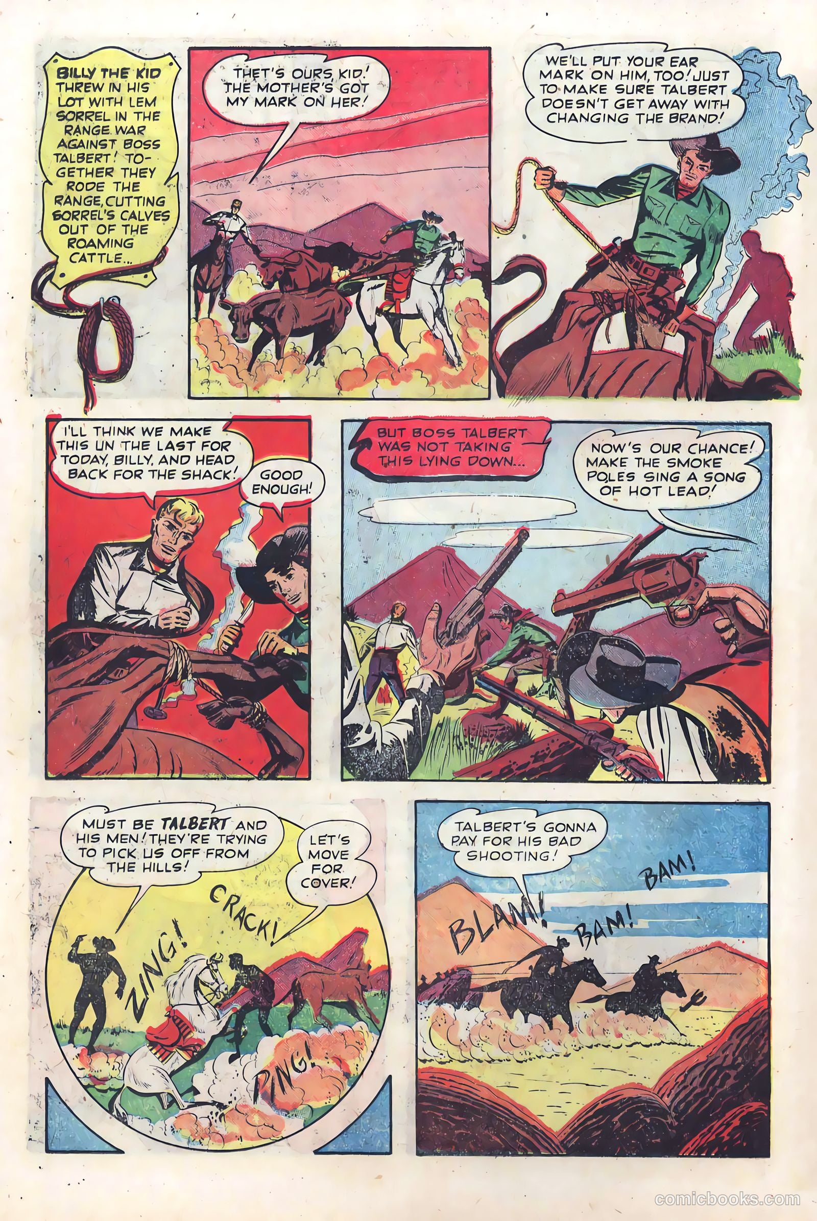 Billy the Kid Adventure Magazine #7 (1951) — page 16 of 36