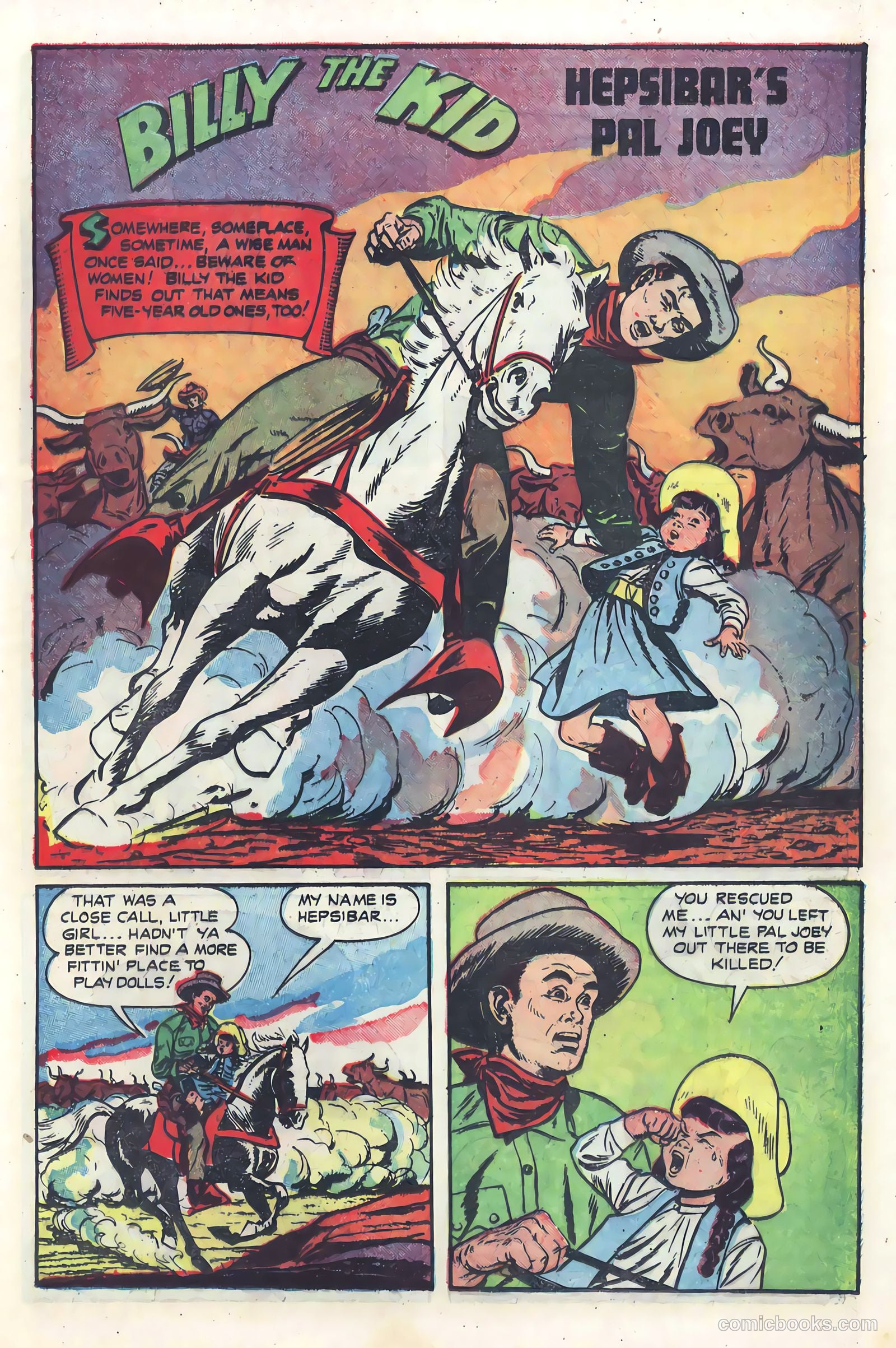 Billy the Kid Adventure Magazine #7 (1951) — page 23 of 36