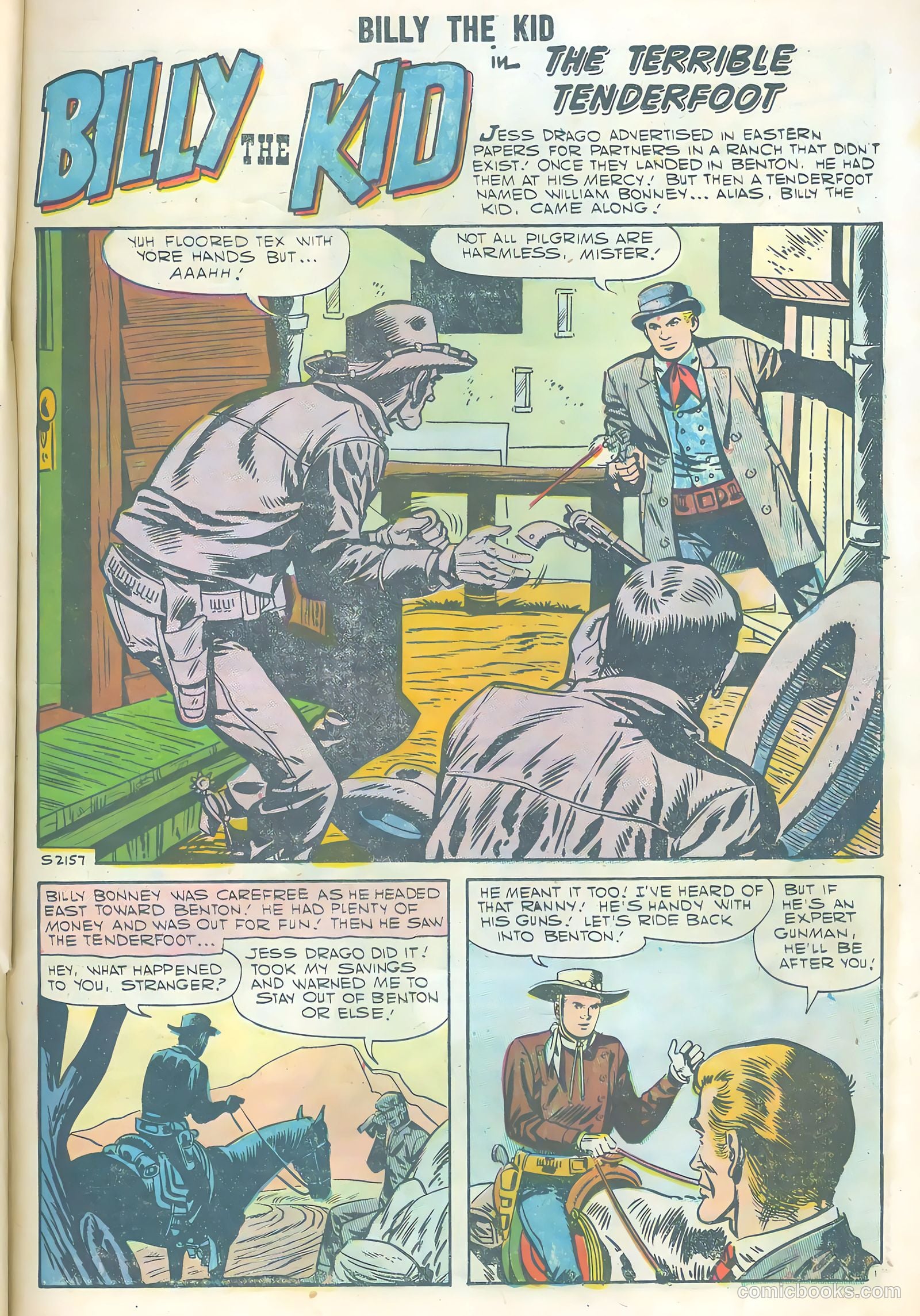 Billy the Kid #9 (1957) — page 23 of 36