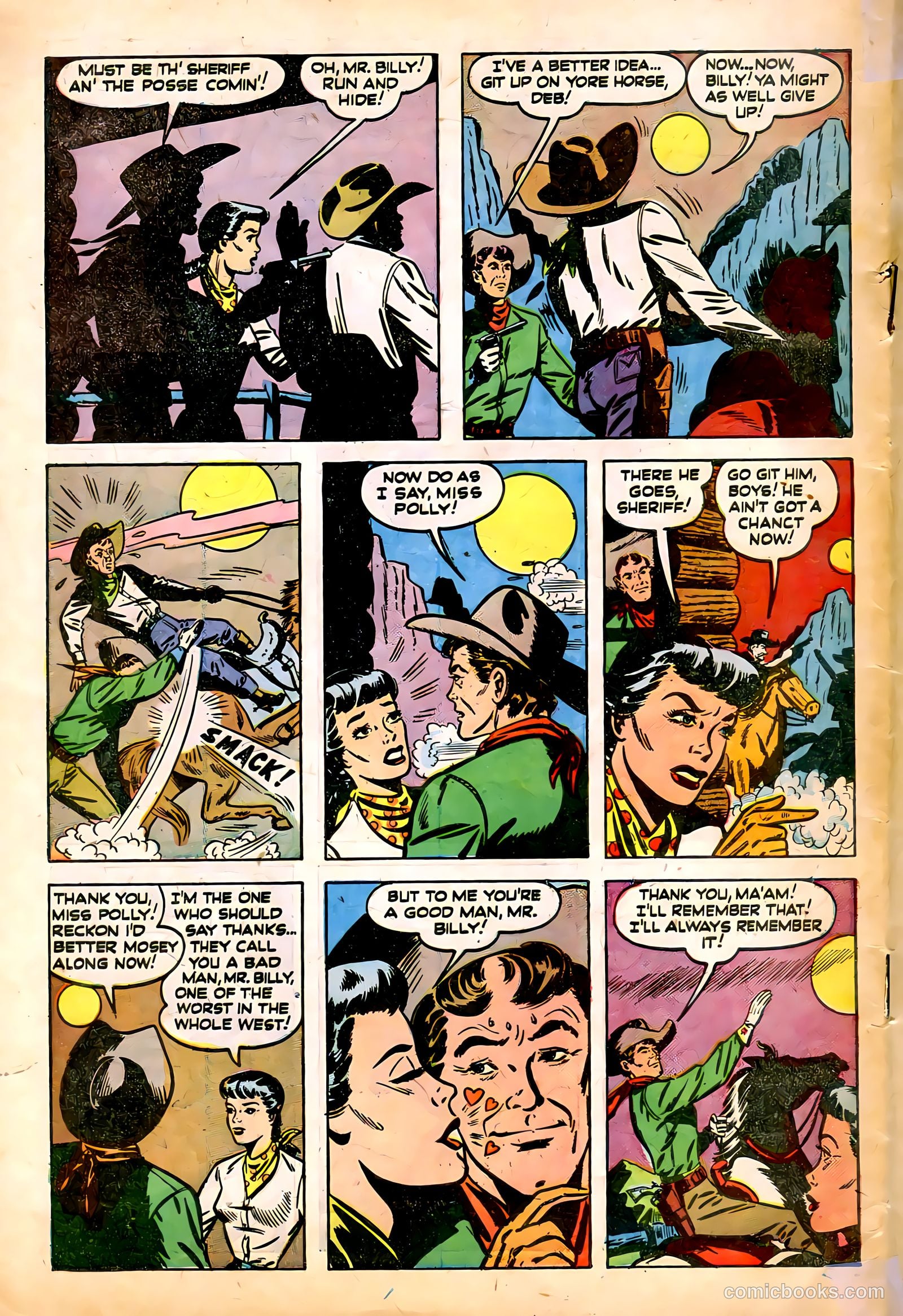 Billy the Kid Adventure Magazine #1 (1950) — page 34 of 36
