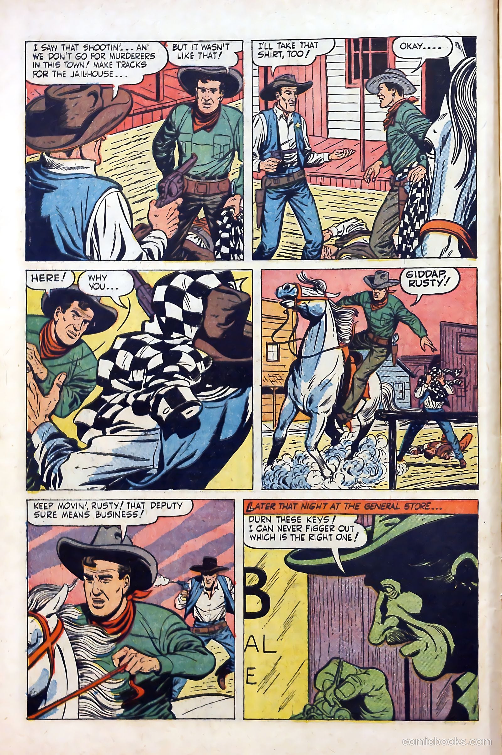 Billy the Kid Adventure Magazine #10 (1952) — page 6 of 36