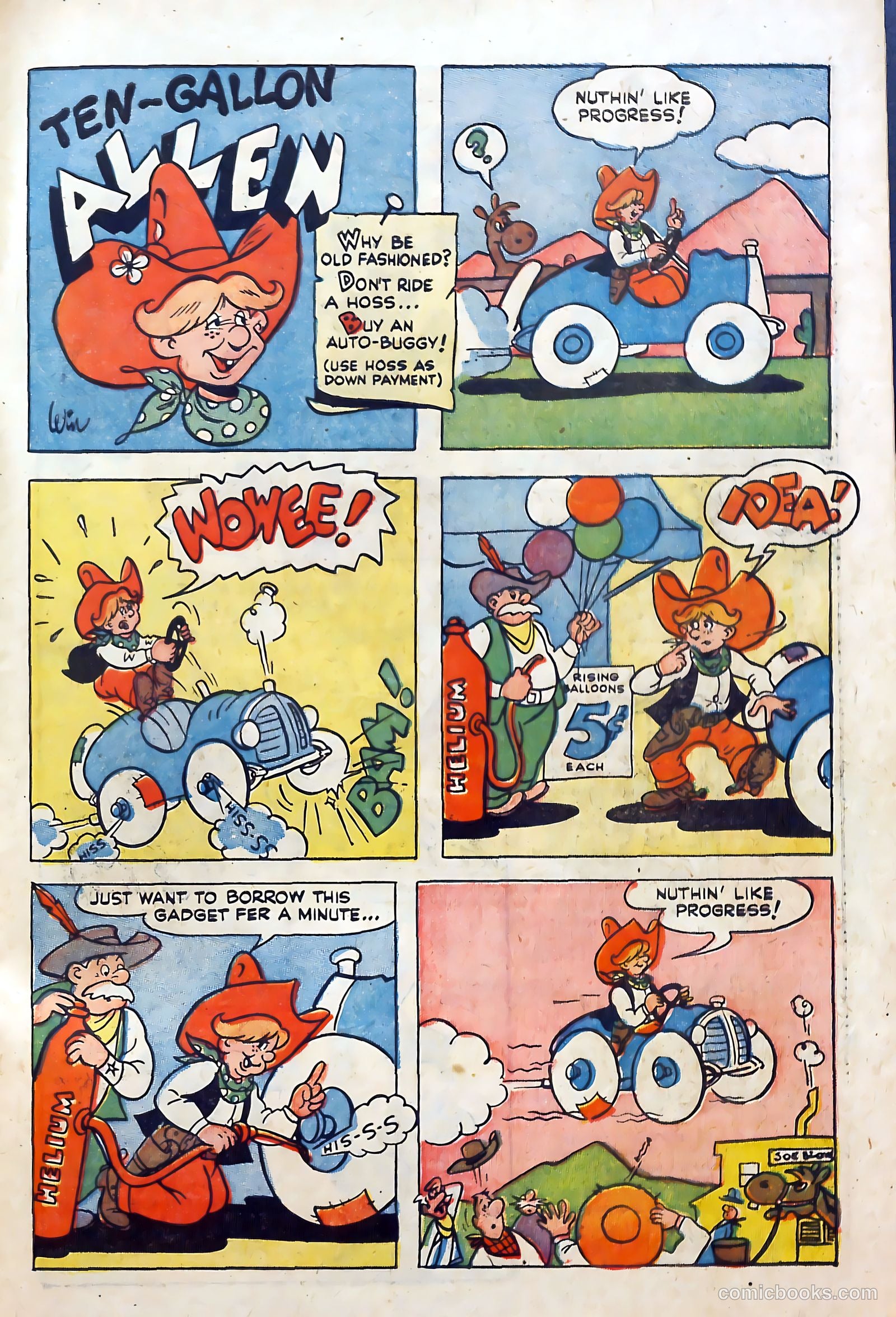 Billy the Kid Adventure Magazine #10 (1952) — page 33 of 36