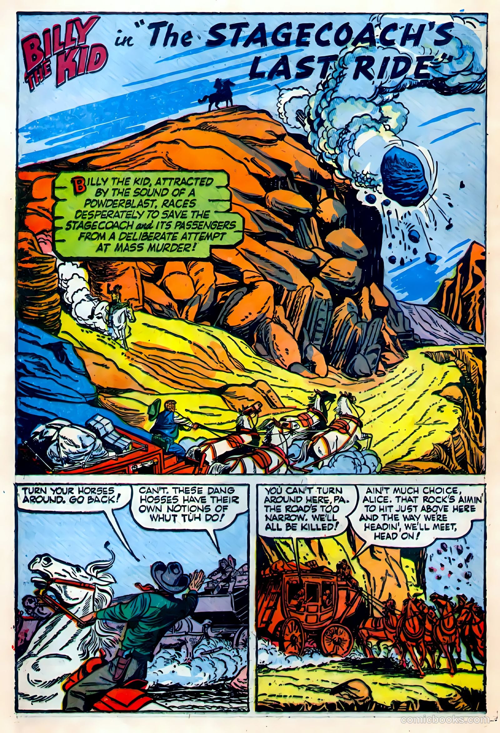Billy the Kid Adventure Magazine #11 (1952) — page 22 of 38