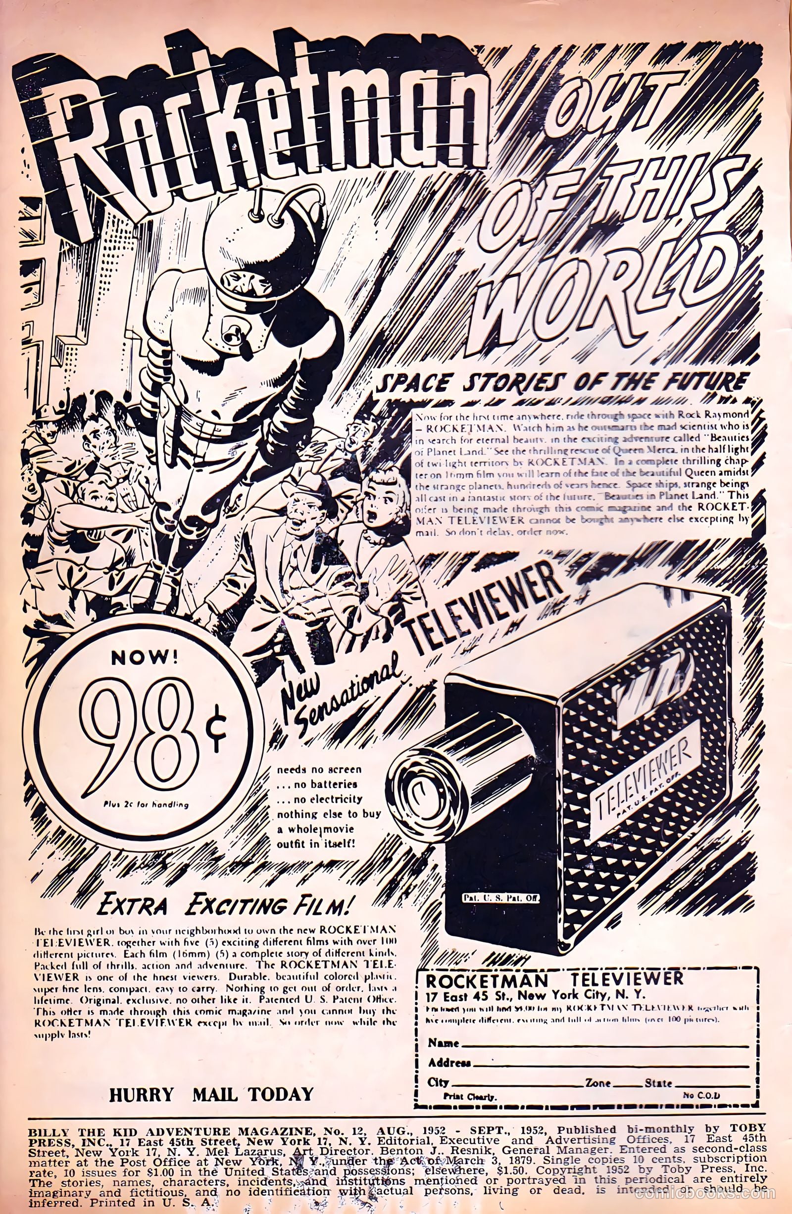 Billy the Kid Adventure Magazine #12 (1952) — page 2 of 36