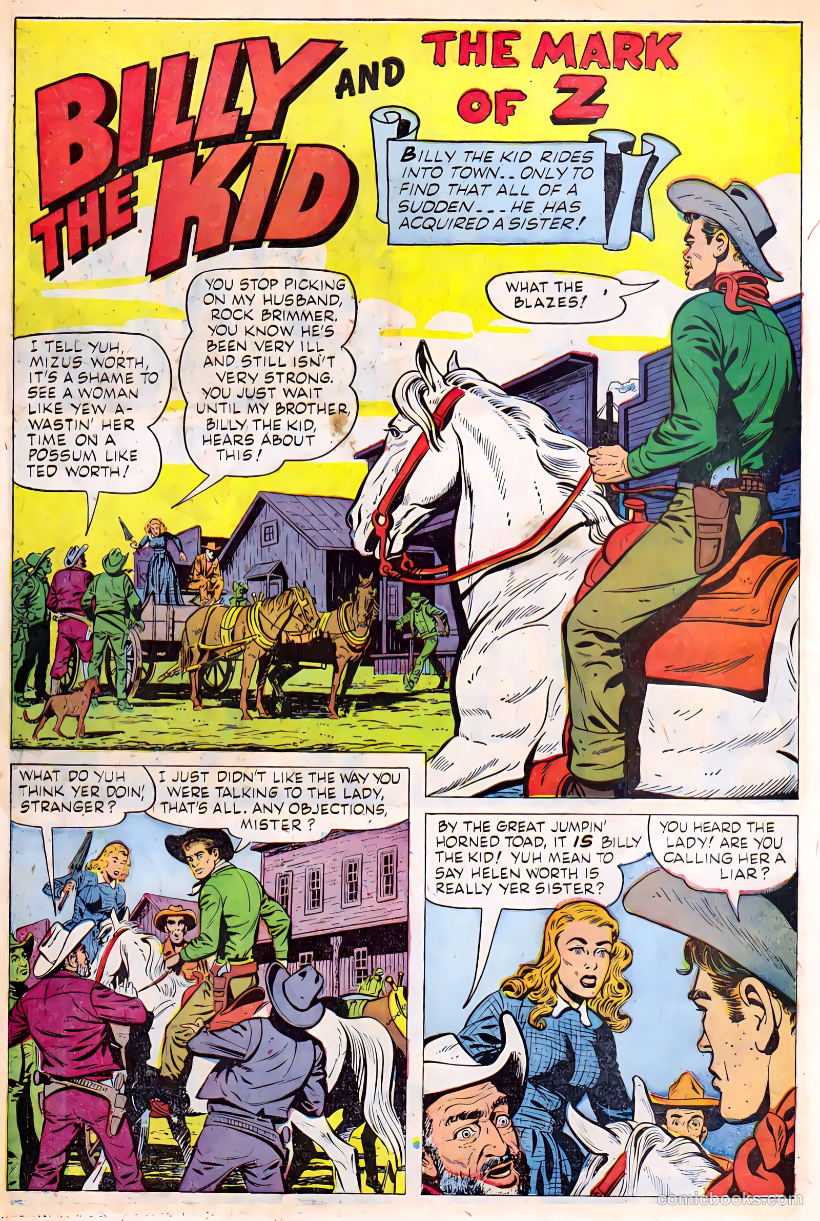Billy the Kid Adventure Magazine #12 (1952) — page 10 of 36