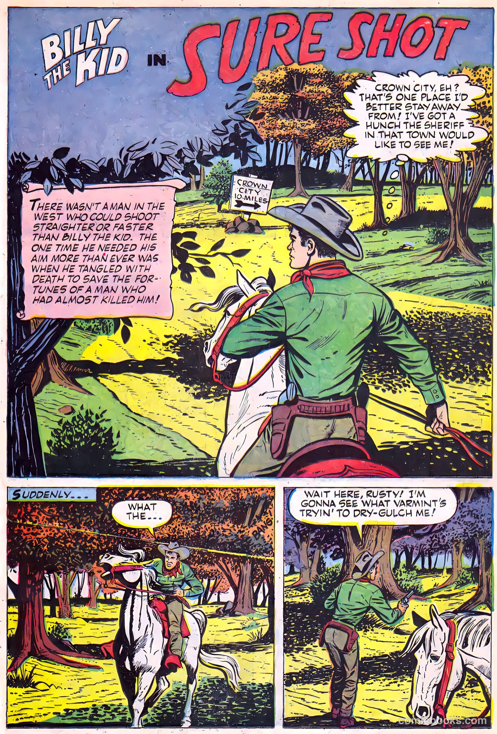 Billy the Kid Adventure Magazine #12 (1952) — page 17 of 36