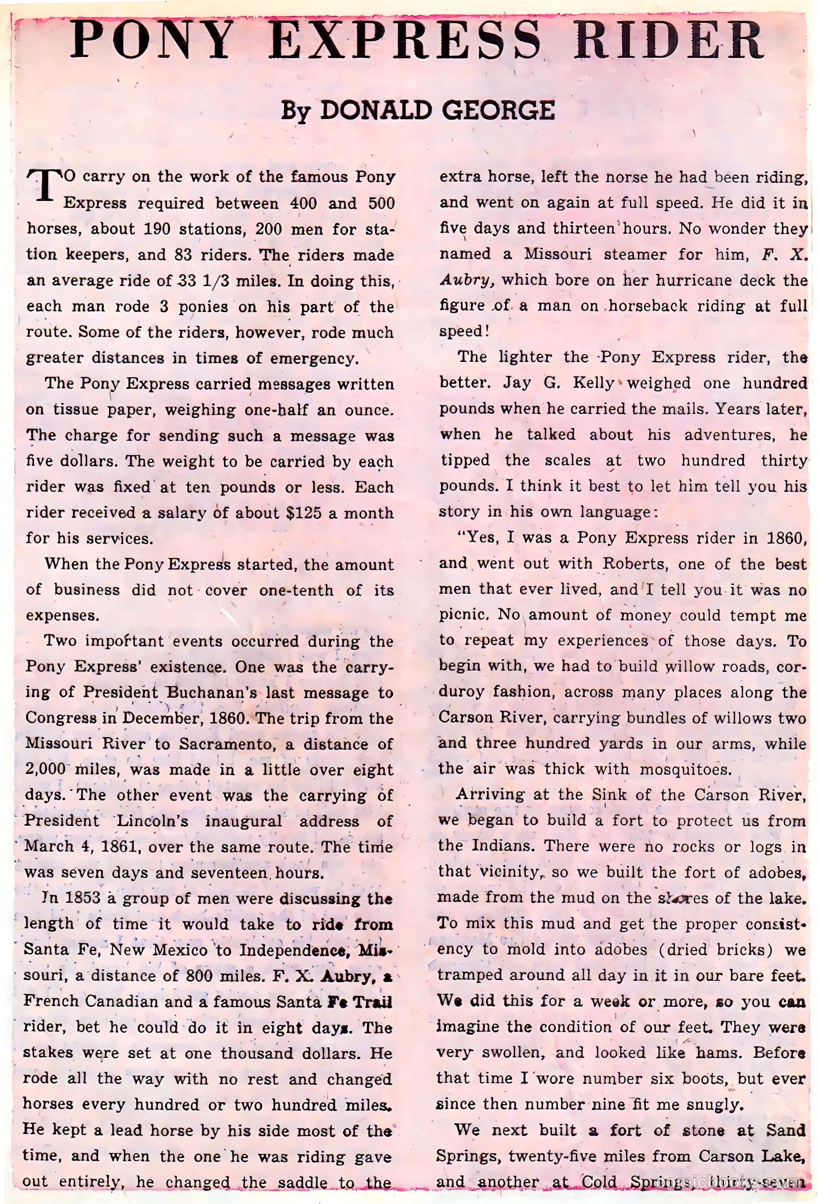 Billy the Kid Adventure Magazine #12 (1952) — page 27 of 36