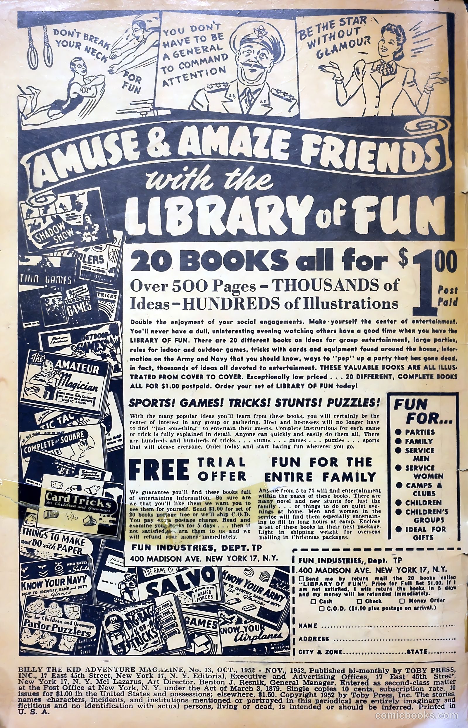 Billy the Kid Adventure Magazine #13 (1952) — page 2 of 36