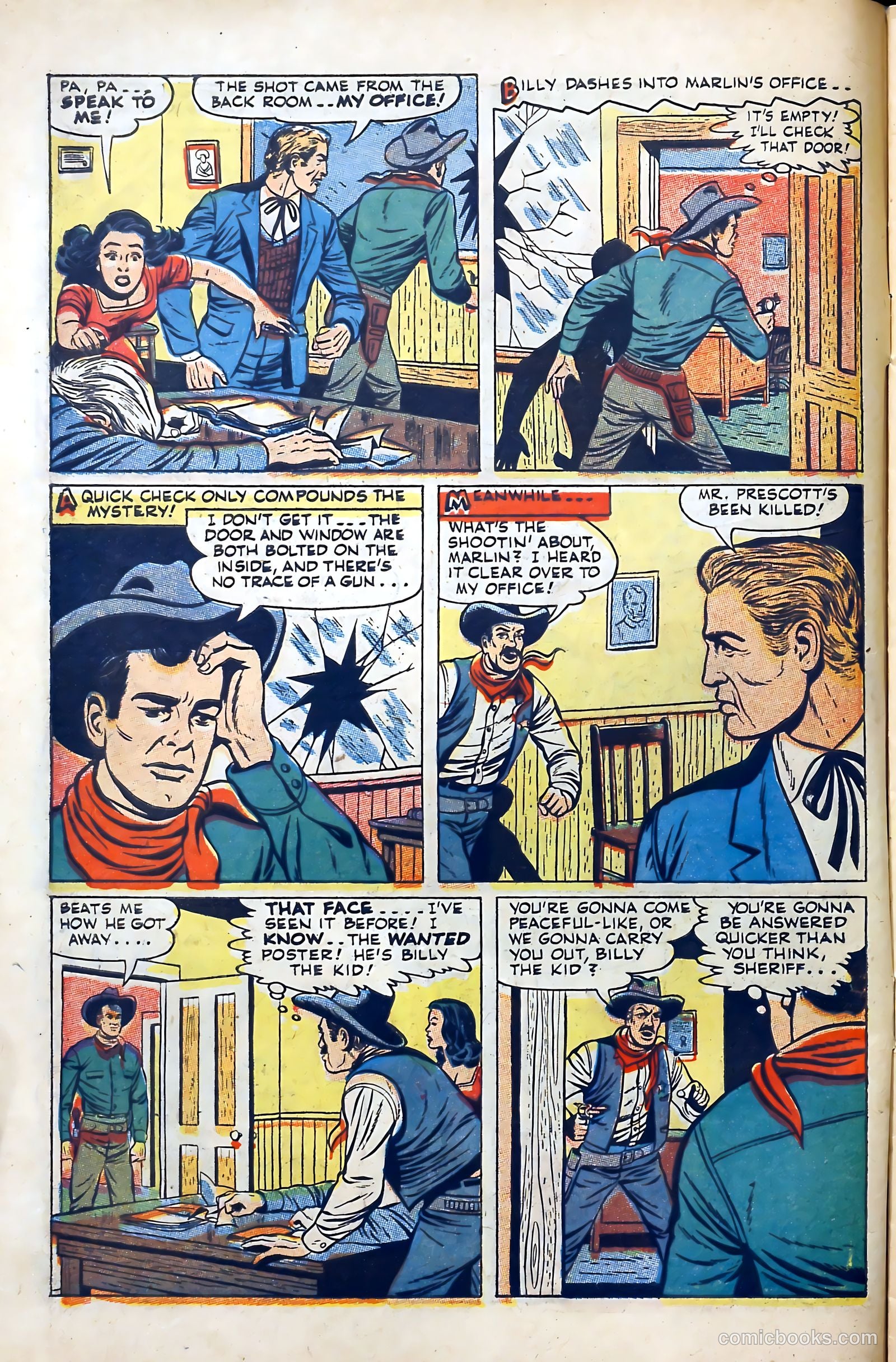 Billy the Kid Adventure Magazine #13 (1952) — page 6 of 36