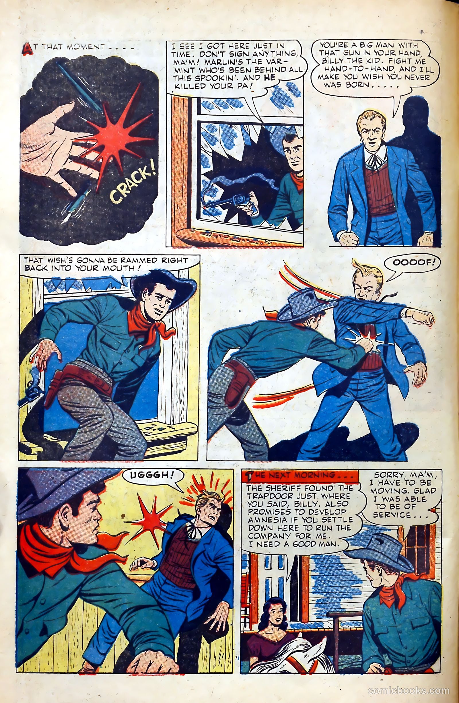 Billy the Kid Adventure Magazine #13 (1952) — page 10 of 36