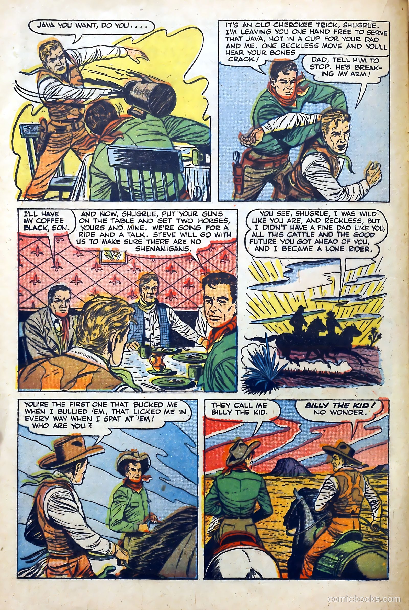 Billy the Kid Adventure Magazine #13 (1952) — page 16 of 36
