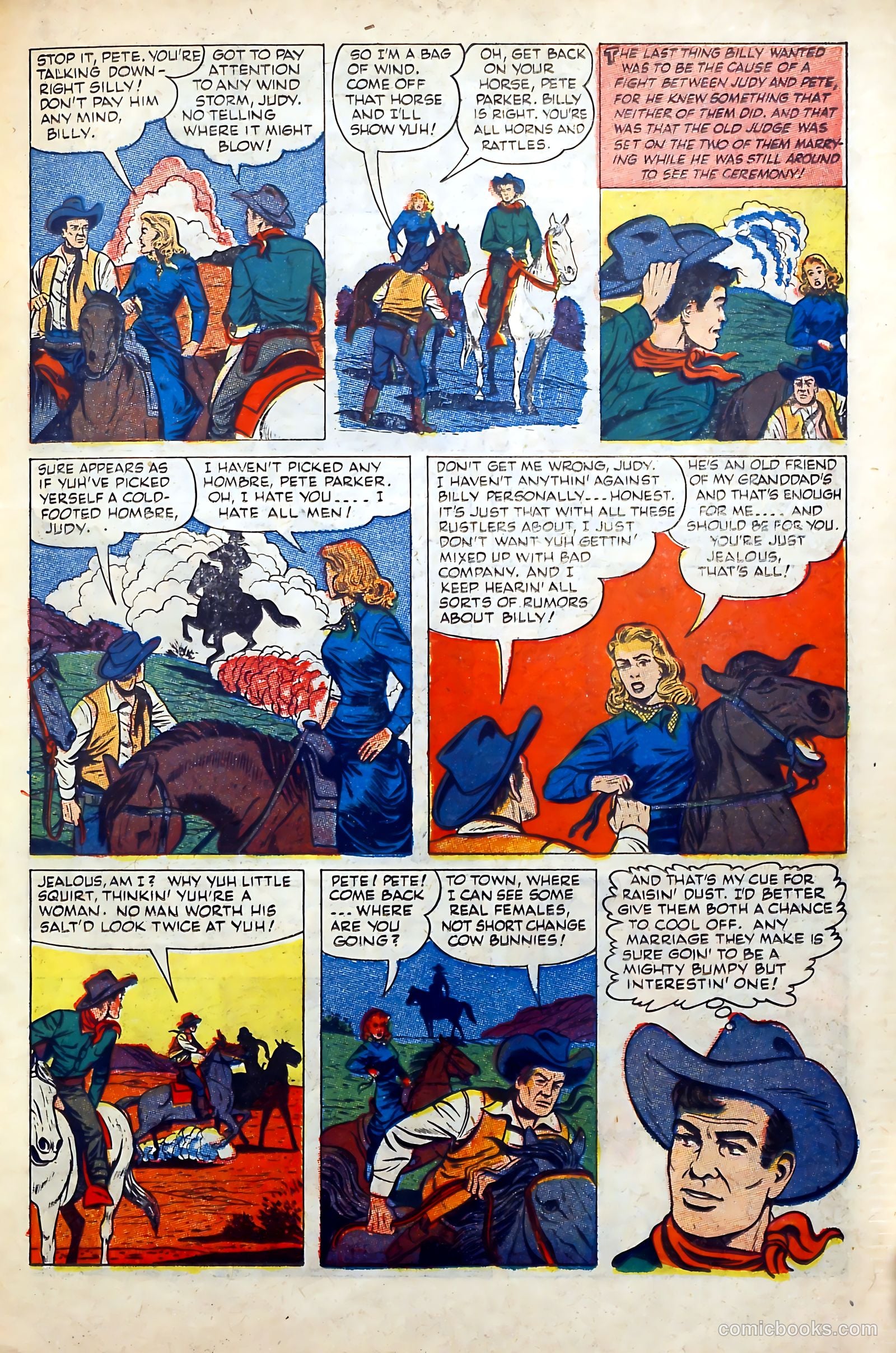 Billy the Kid Adventure Magazine #13 (1952) — page 19 of 36