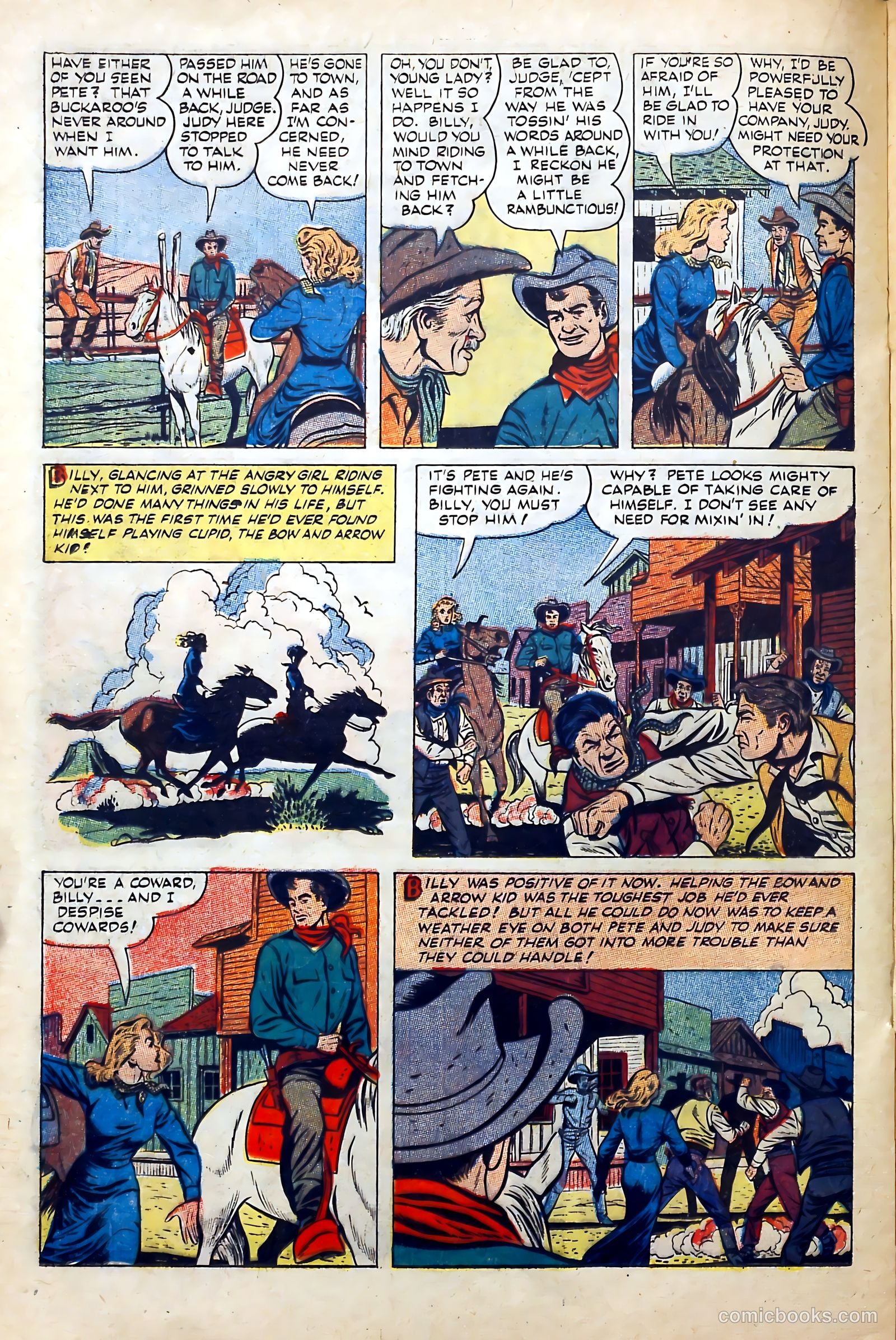 Billy the Kid Adventure Magazine #13 (1952) — page 20 of 36