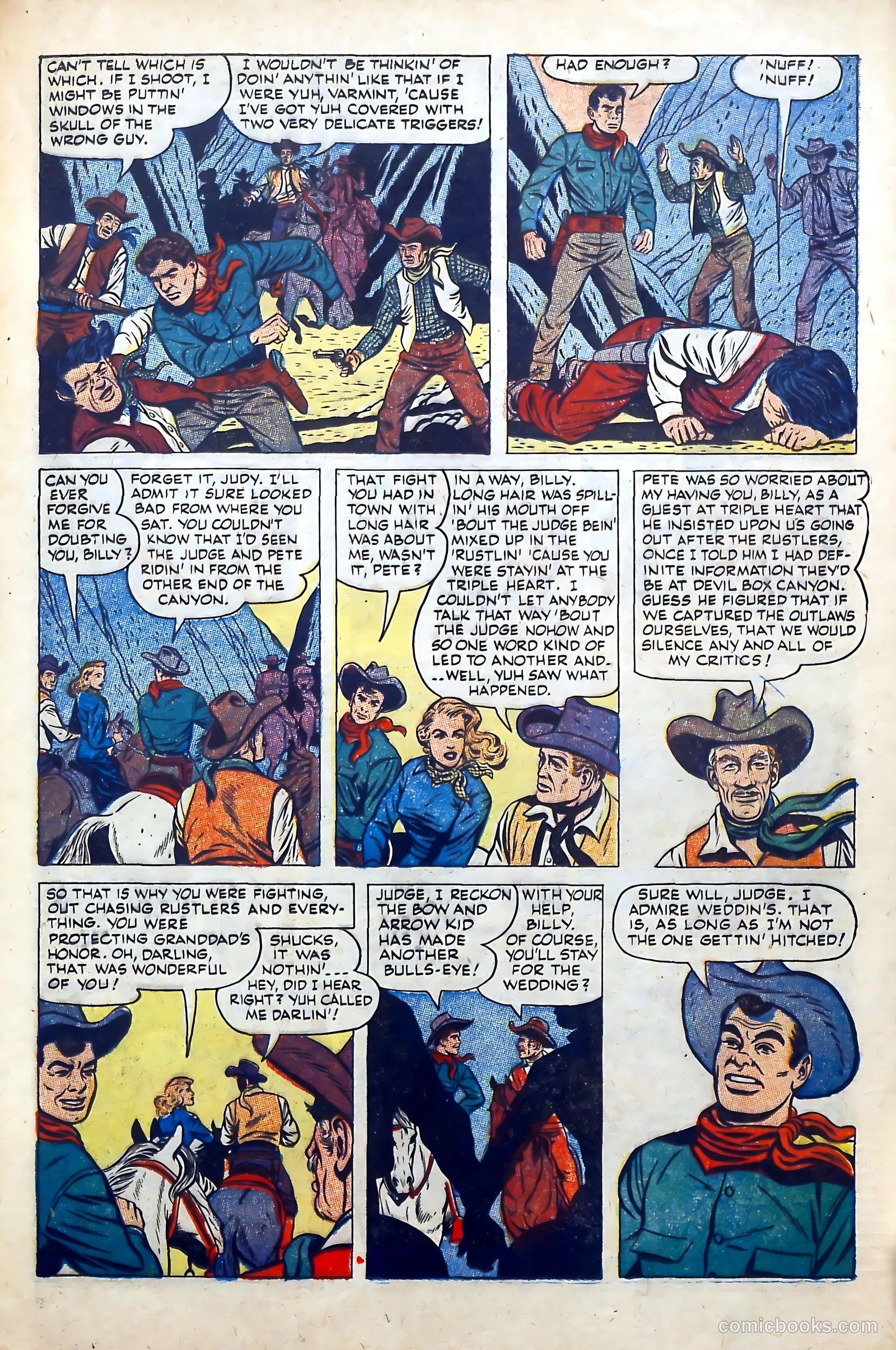 Billy the Kid Adventure Magazine #13 (1952) — page 25 of 36