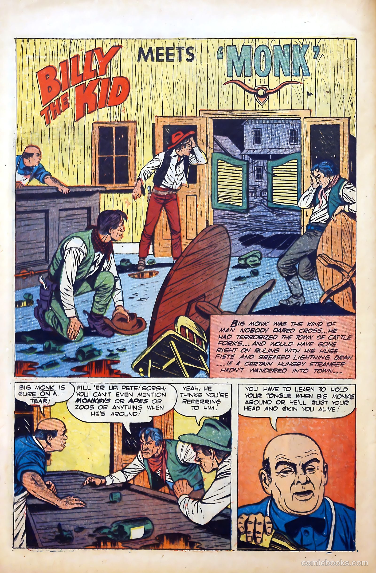 Billy the Kid Adventure Magazine #14 (1952) — page 22 of 36