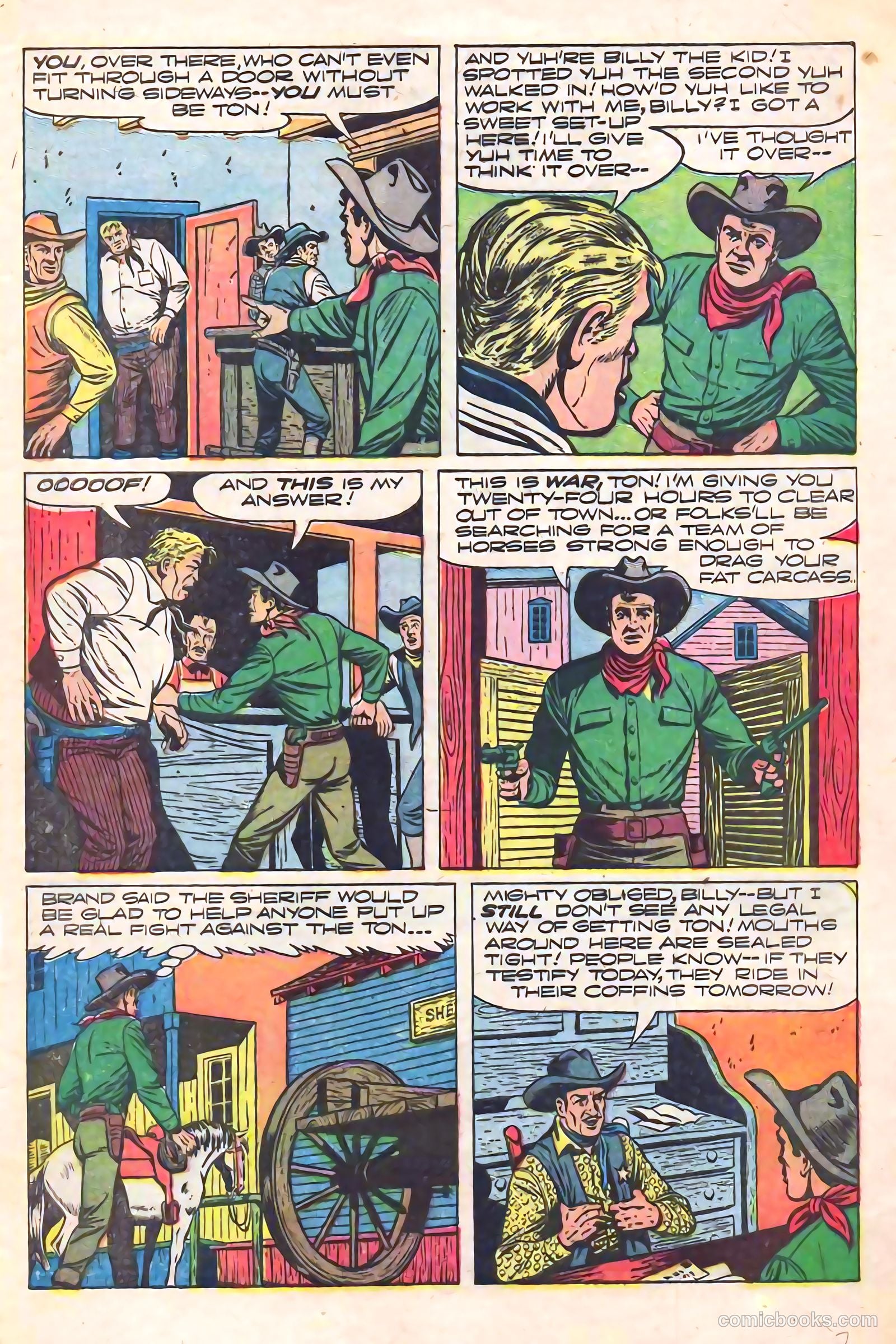 Billy the Kid Adventure Magazine #15 (1953) — page 7 of 36