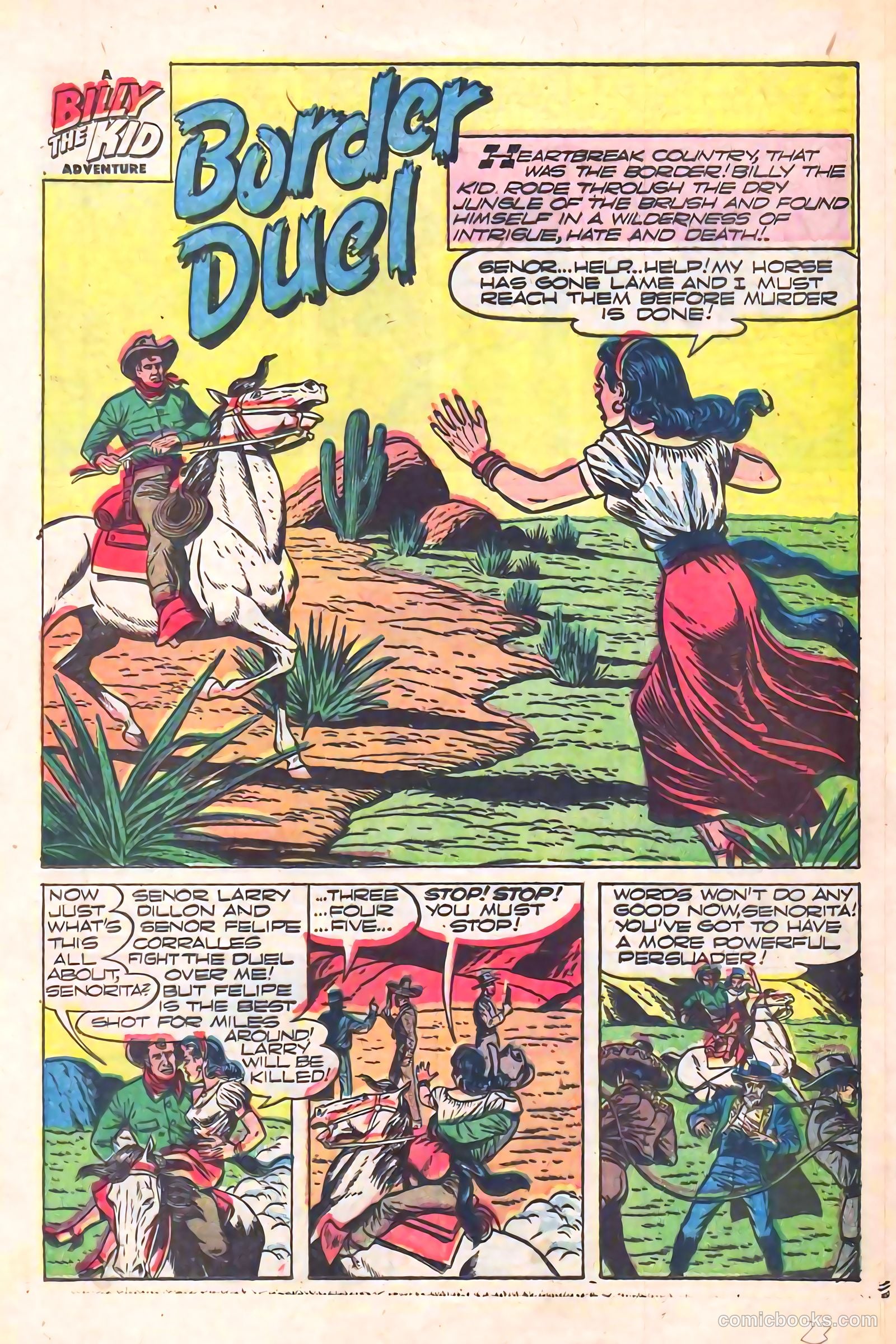 Billy the Kid Adventure Magazine #15 (1953) — page 23 of 36