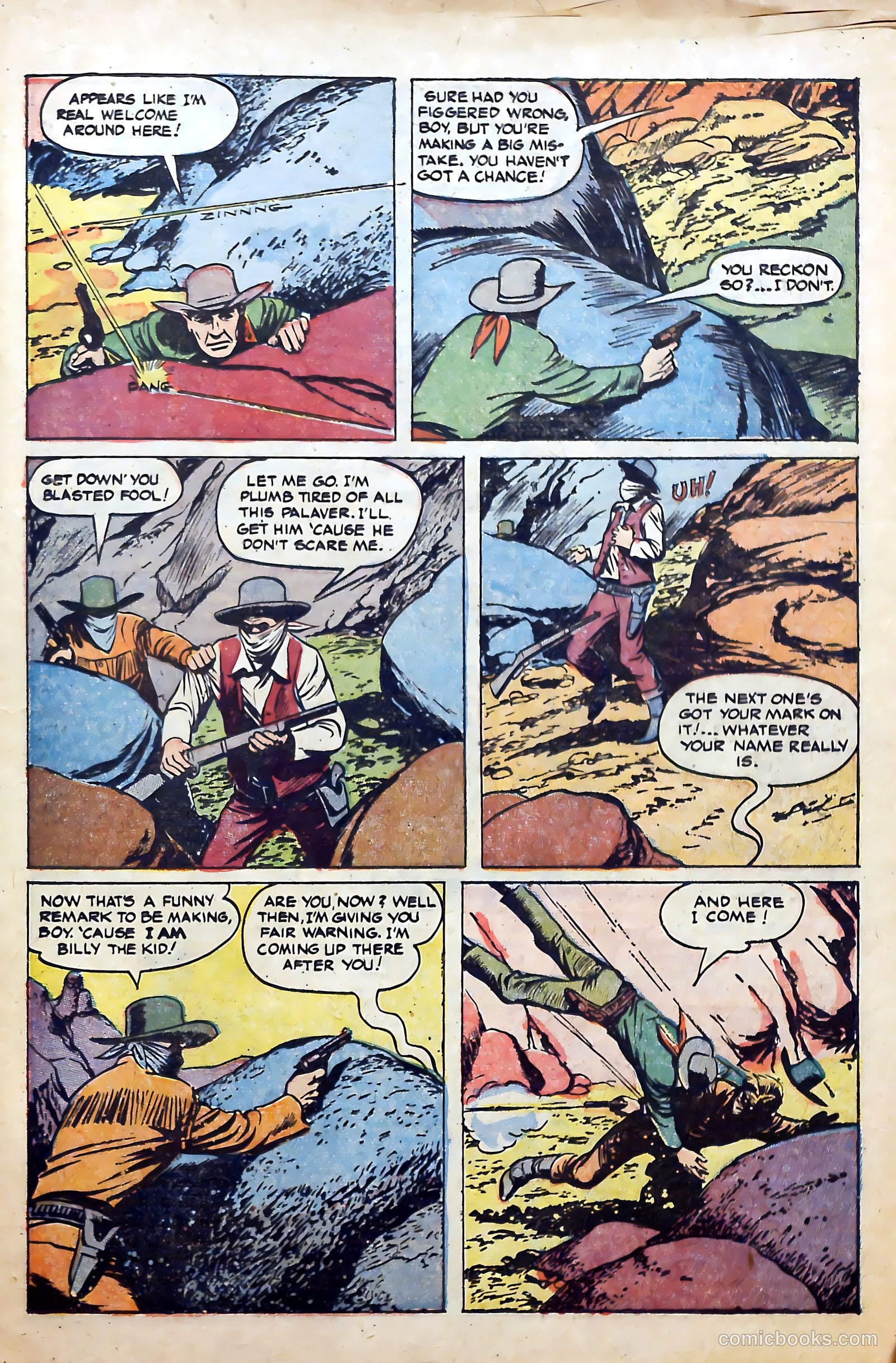 Billy the Kid Adventure Magazine #17 (1953) — page 21 of 36