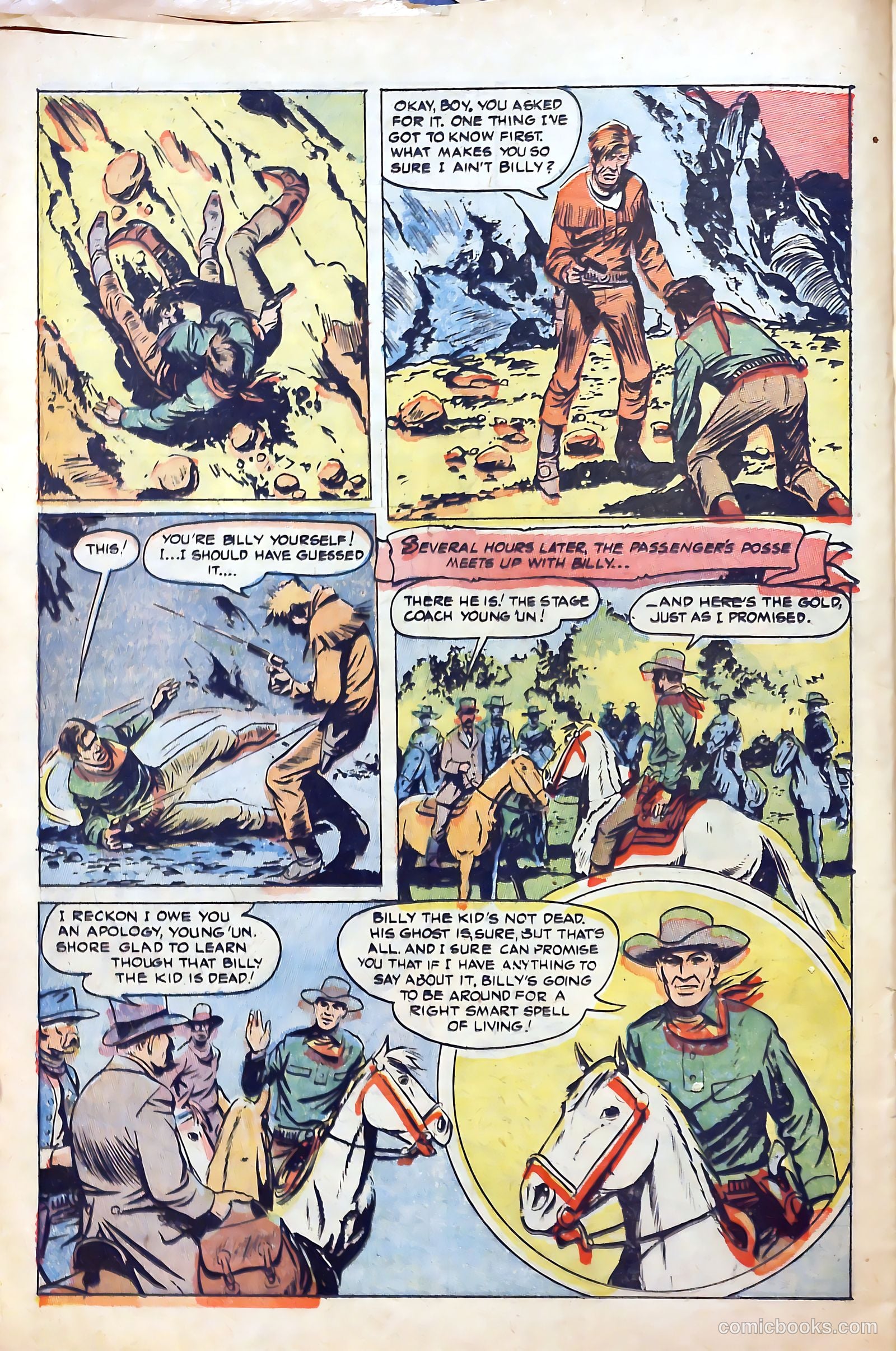 Billy the Kid Adventure Magazine #17 (1953) — page 22 of 36