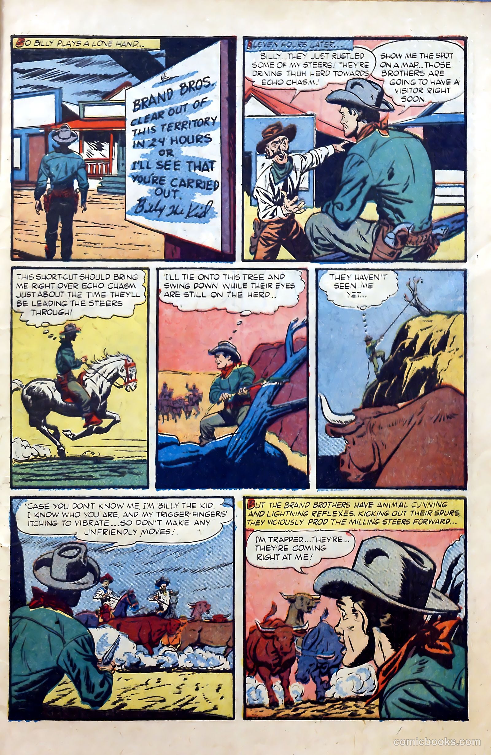 Billy the Kid Adventure Magazine #18 (1953) — page 7 of 36