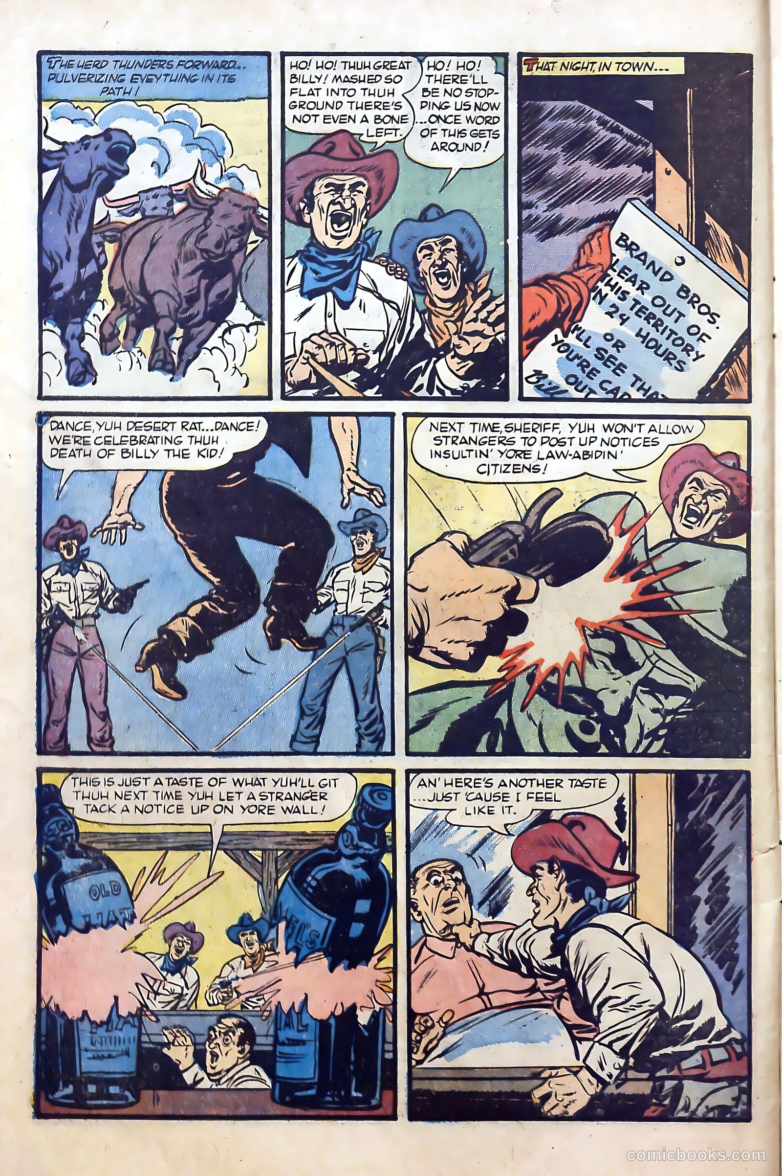 Billy the Kid Adventure Magazine #18 (1953) — page 8 of 36