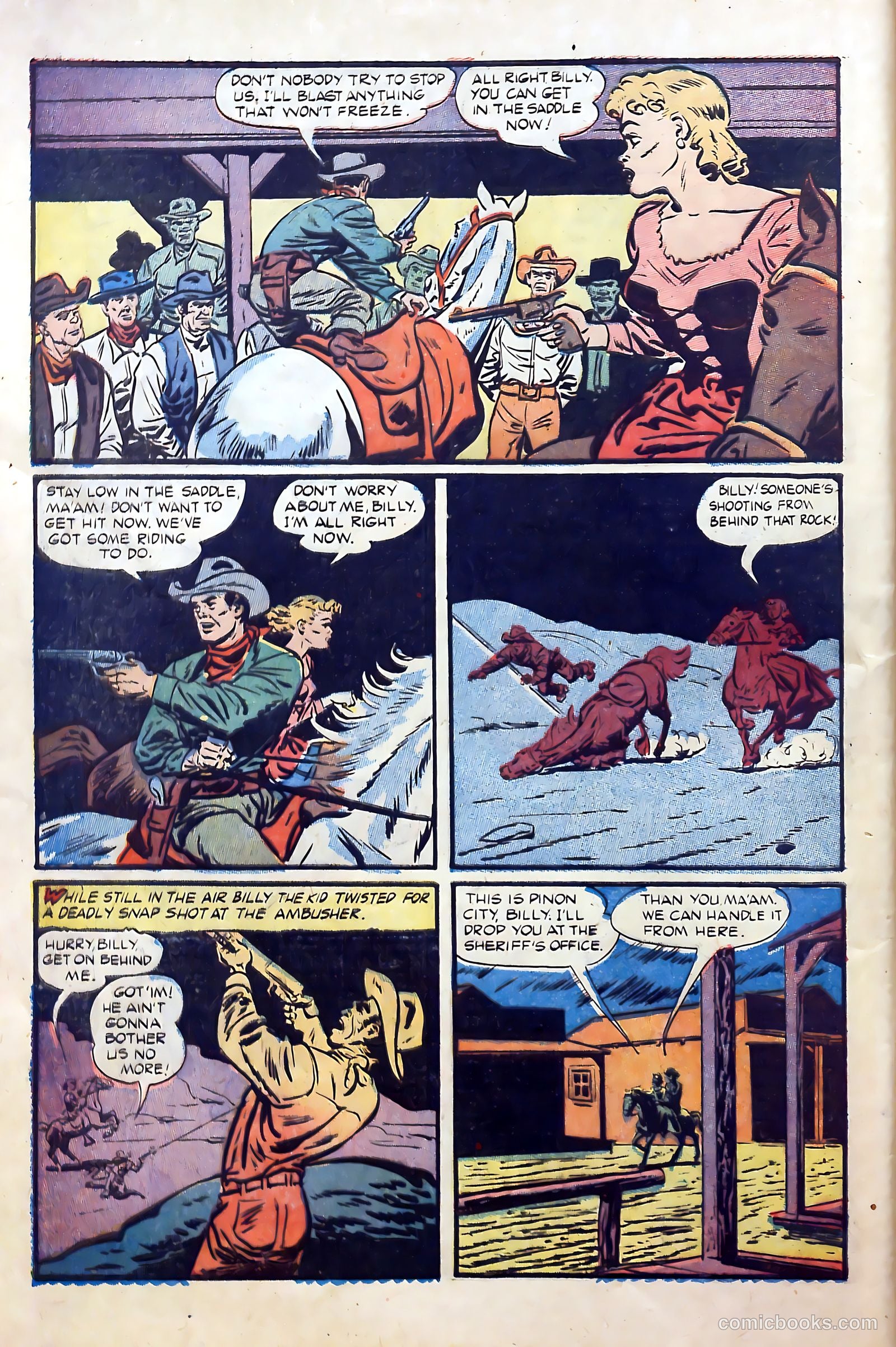Billy the Kid Adventure Magazine #18 (1953) — page 30 of 36