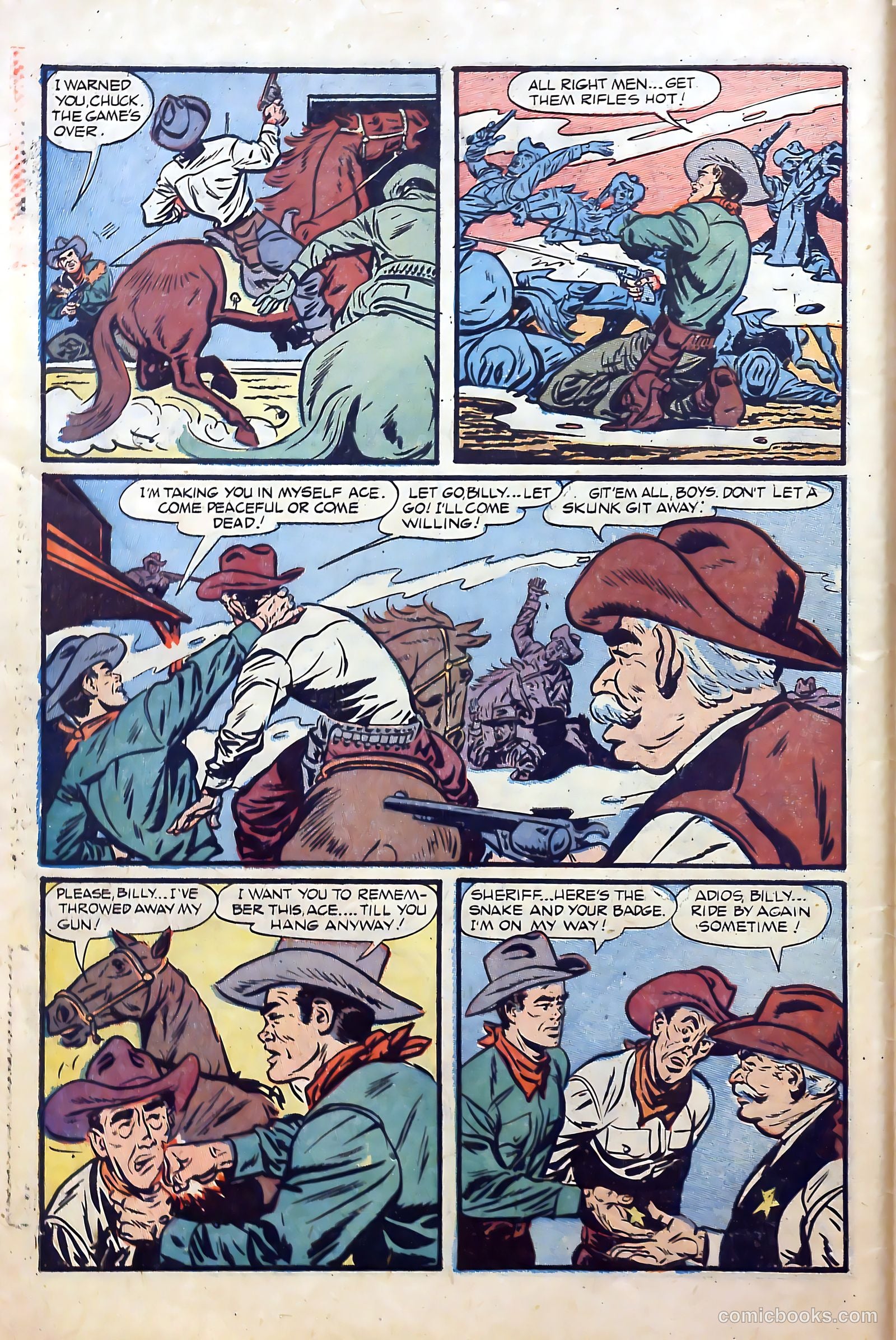 Billy the Kid Adventure Magazine #18 (1953) — page 32 of 36
