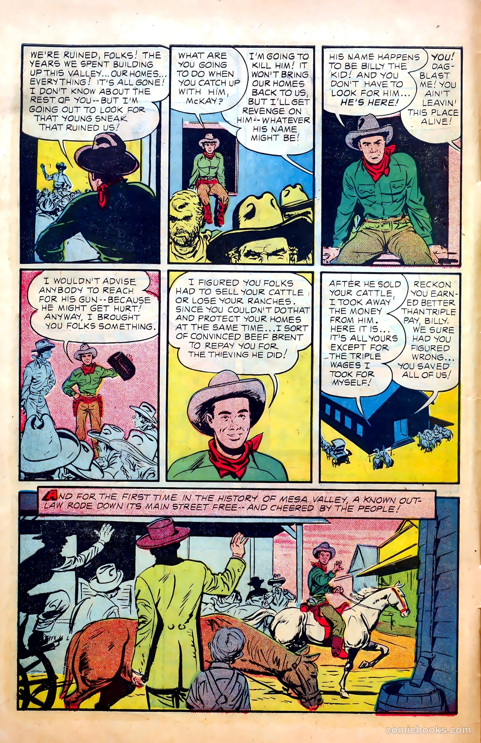 Billy the Kid Adventure Magazine #2 (1950) — page 10 of 36