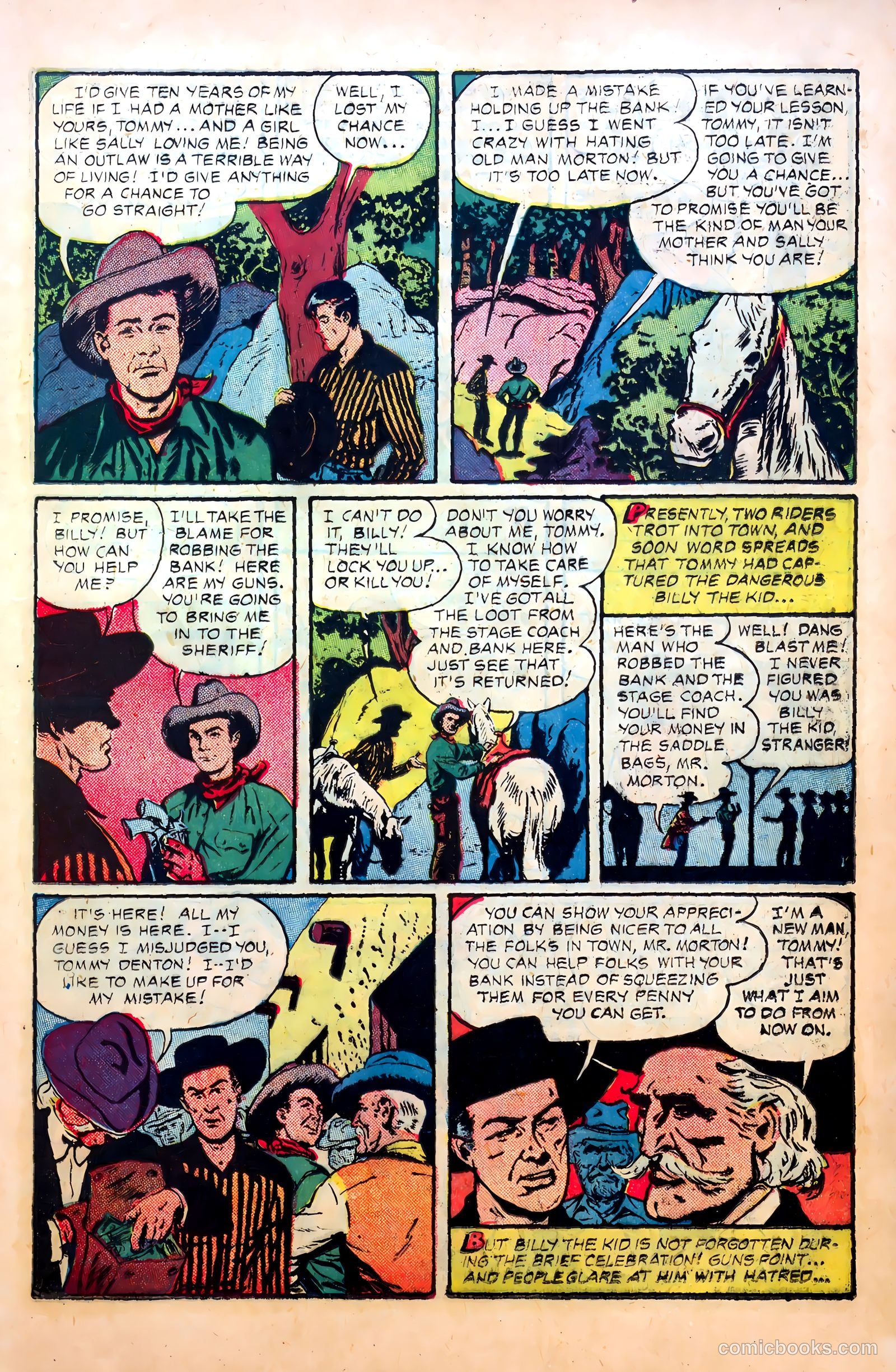 Billy the Kid Adventure Magazine #2 (1950) — page 17 of 36