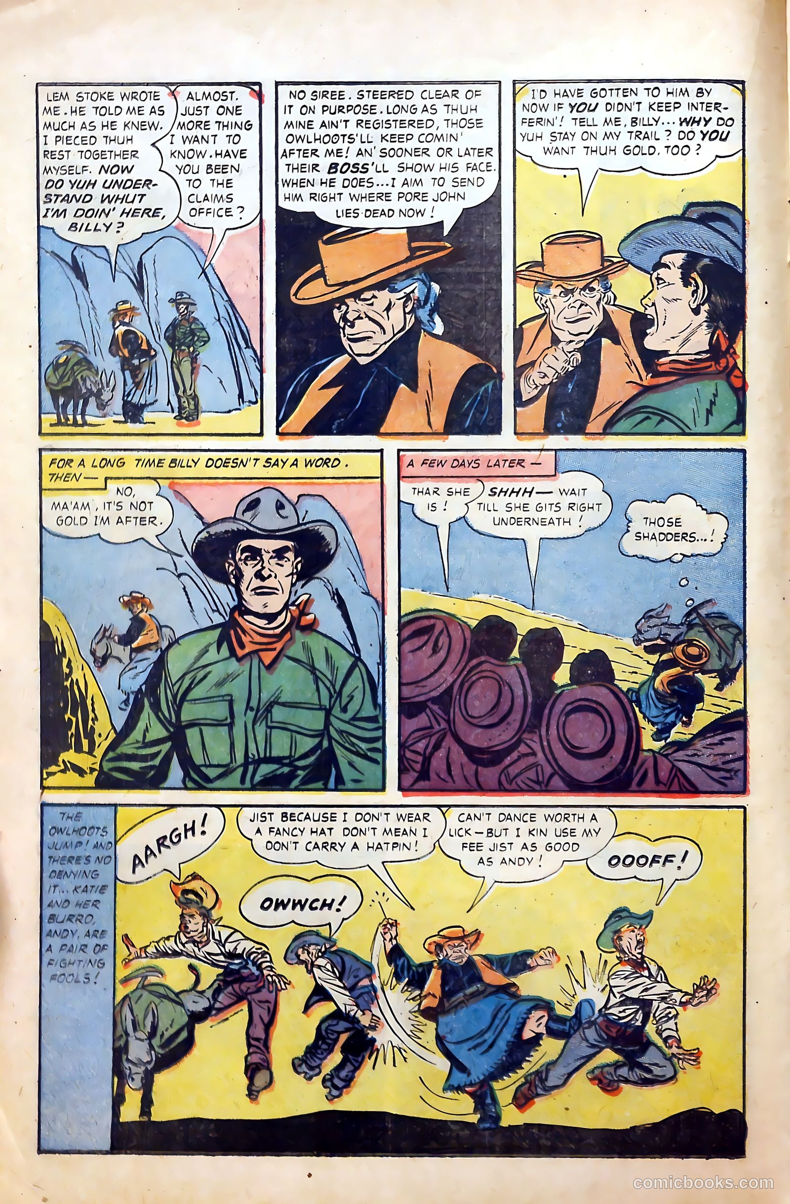 Billy the Kid Adventure Magazine #21 (1954) — page 16 of 36
