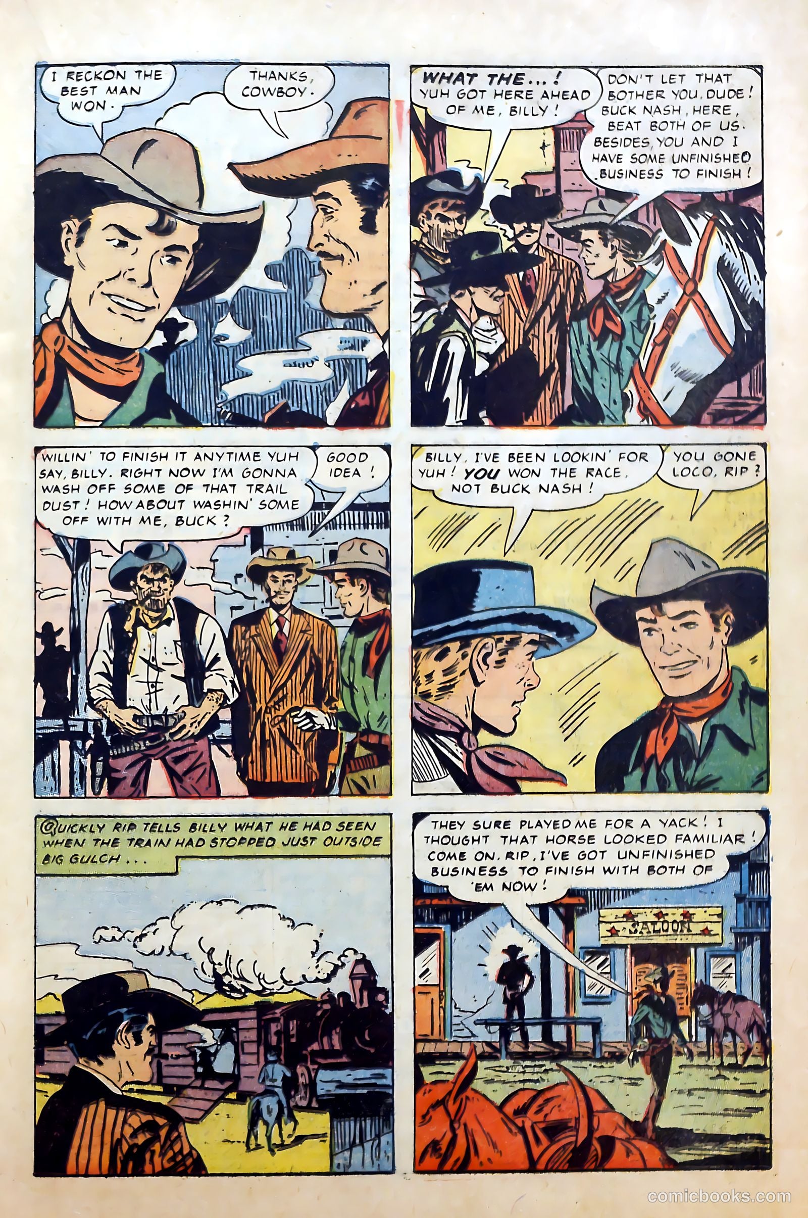 Billy the Kid Adventure Magazine #22 (1954) — page 17 of 36