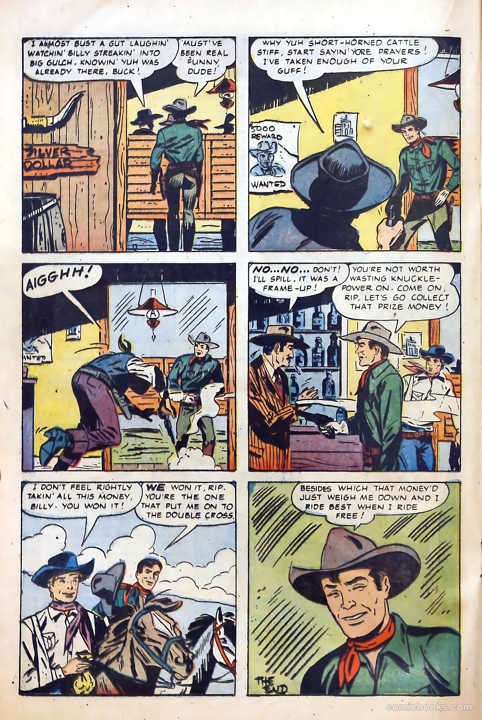 Billy the Kid Adventure Magazine #22 (1954) — page 20 of 36