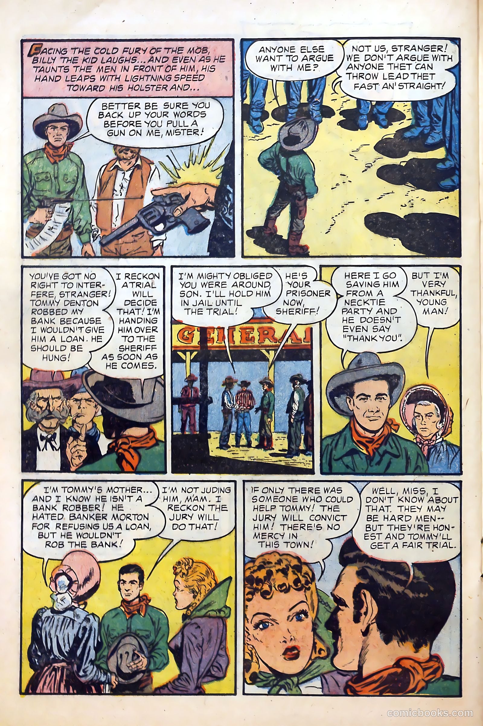 Billy the Kid Adventure Magazine #22 (1954) — page 22 of 36