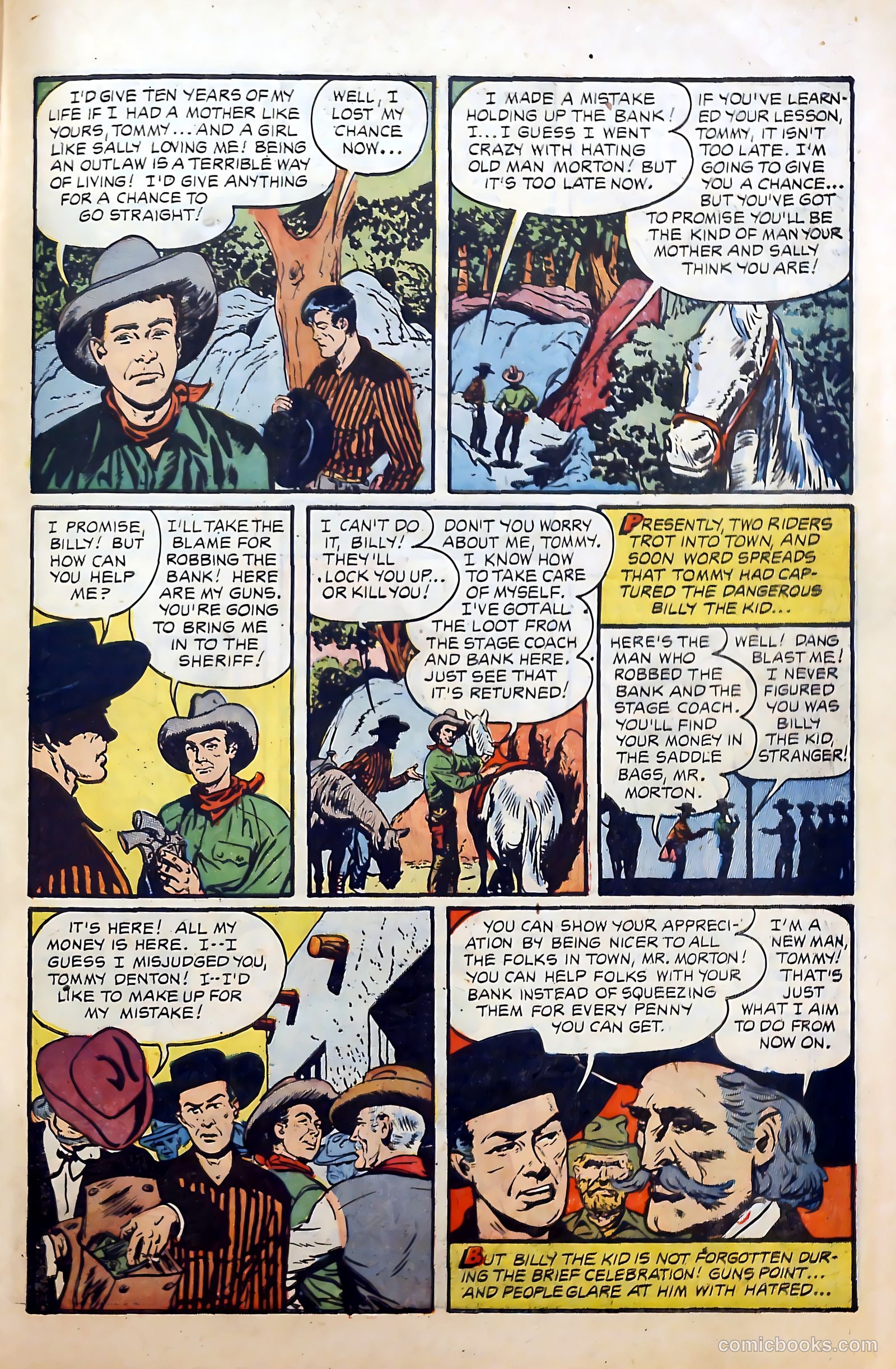 Billy the Kid Adventure Magazine #22 (1954) — page 27 of 36