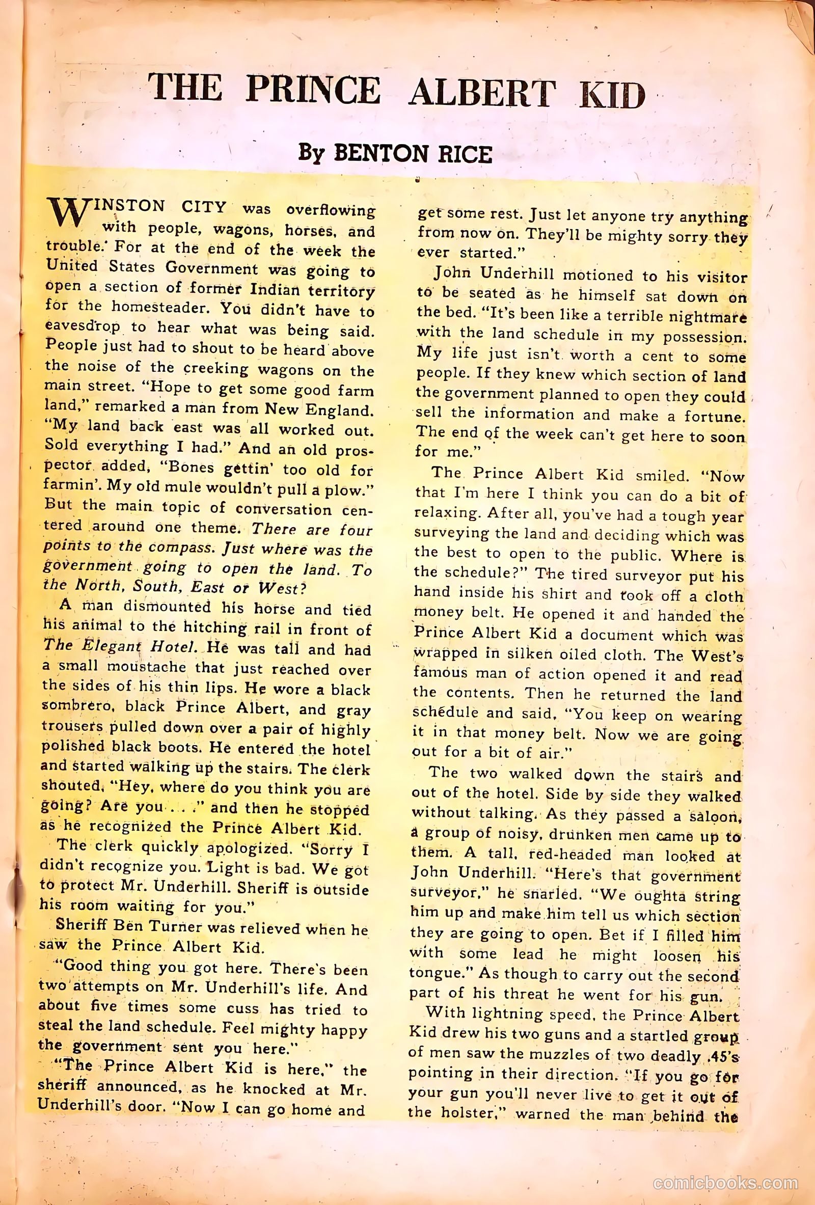 Billy the Kid Adventure Magazine #23 (1954) — page 23 of 36